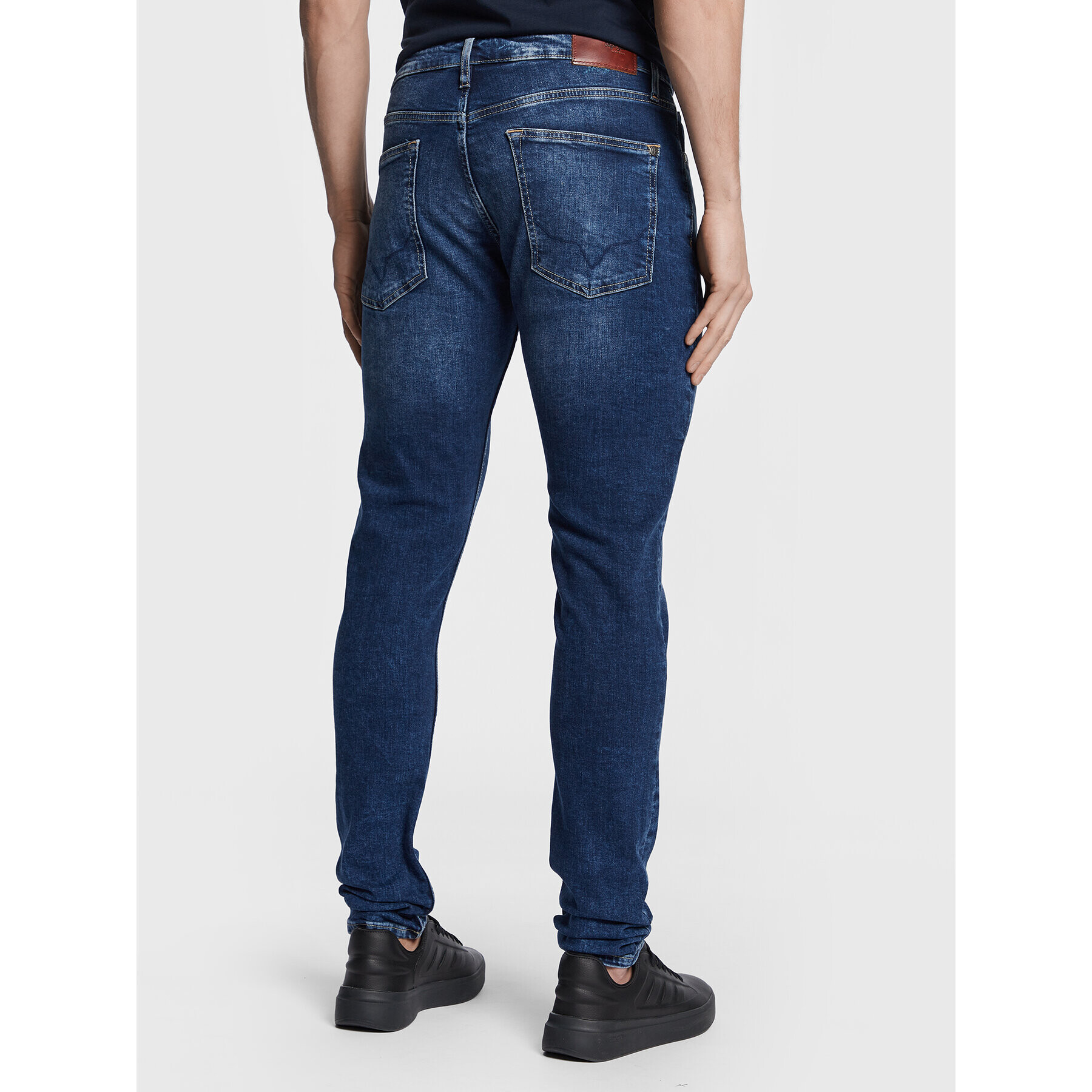 Pepe Jeans Дънки Stanley PM206326 Тъмносин Tapered Fit - Pepit.bg