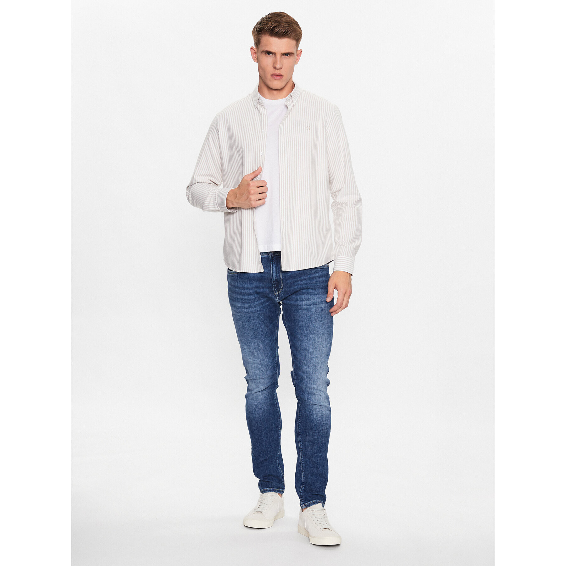 Pepe Jeans Дънки Stanley PM206326HS6 Син Tapered Fit - Pepit.bg