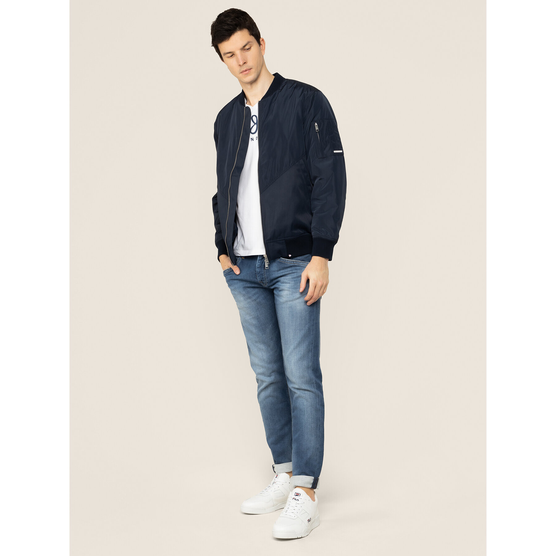 Pepe Jeans Дънки Track PM201100 Тъмносин Regular Fit - Pepit.bg