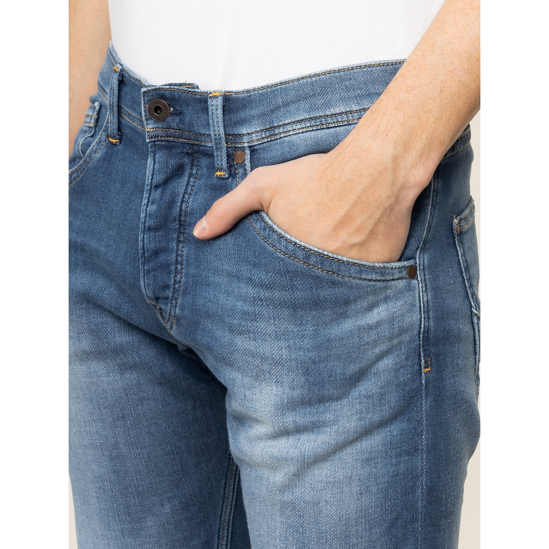 Pepe Jeans Дънки Track PM201100 Тъмносин Regular Fit - Pepit.bg