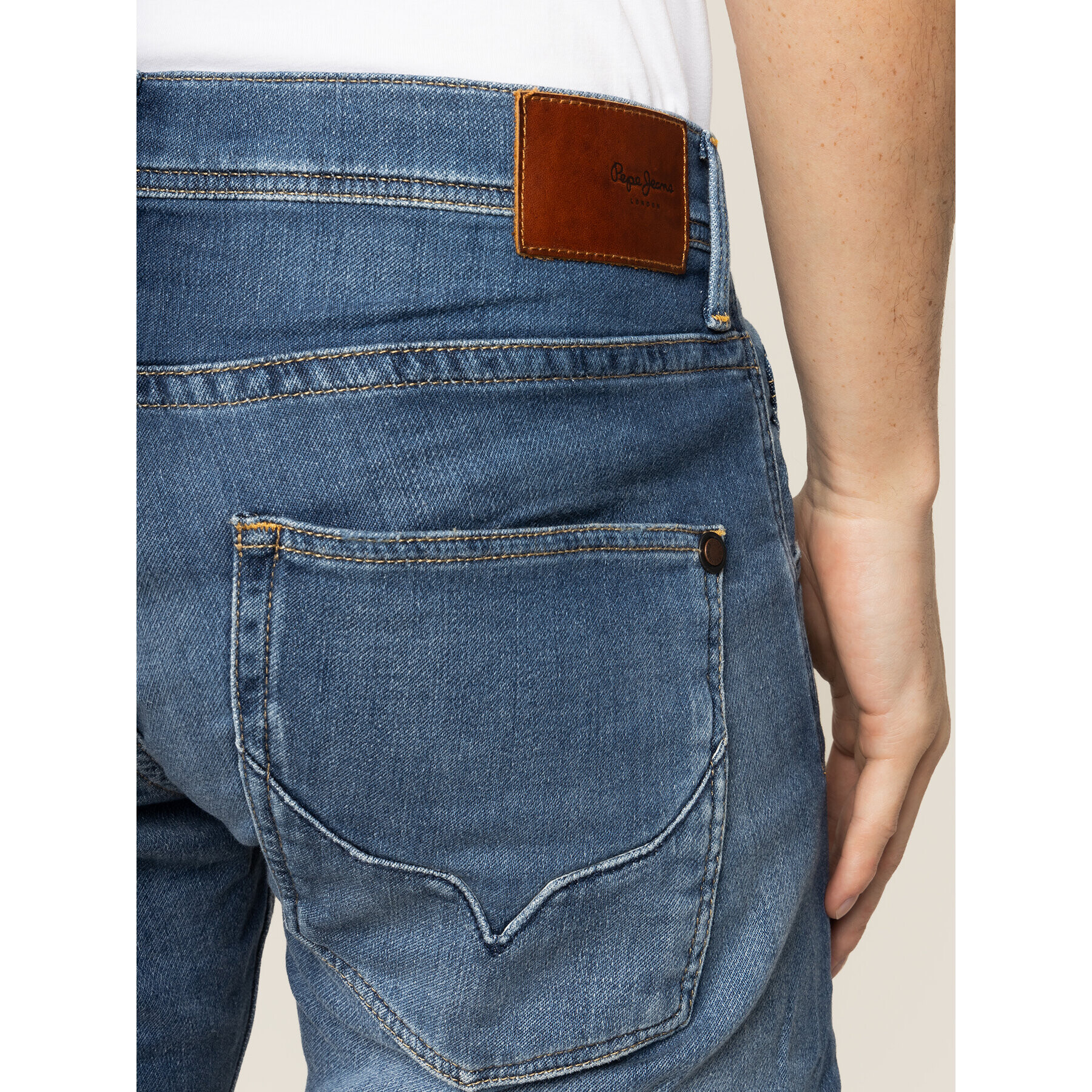 Pepe Jeans Дънки Track PM201100 Тъмносин Regular Fit - Pepit.bg
