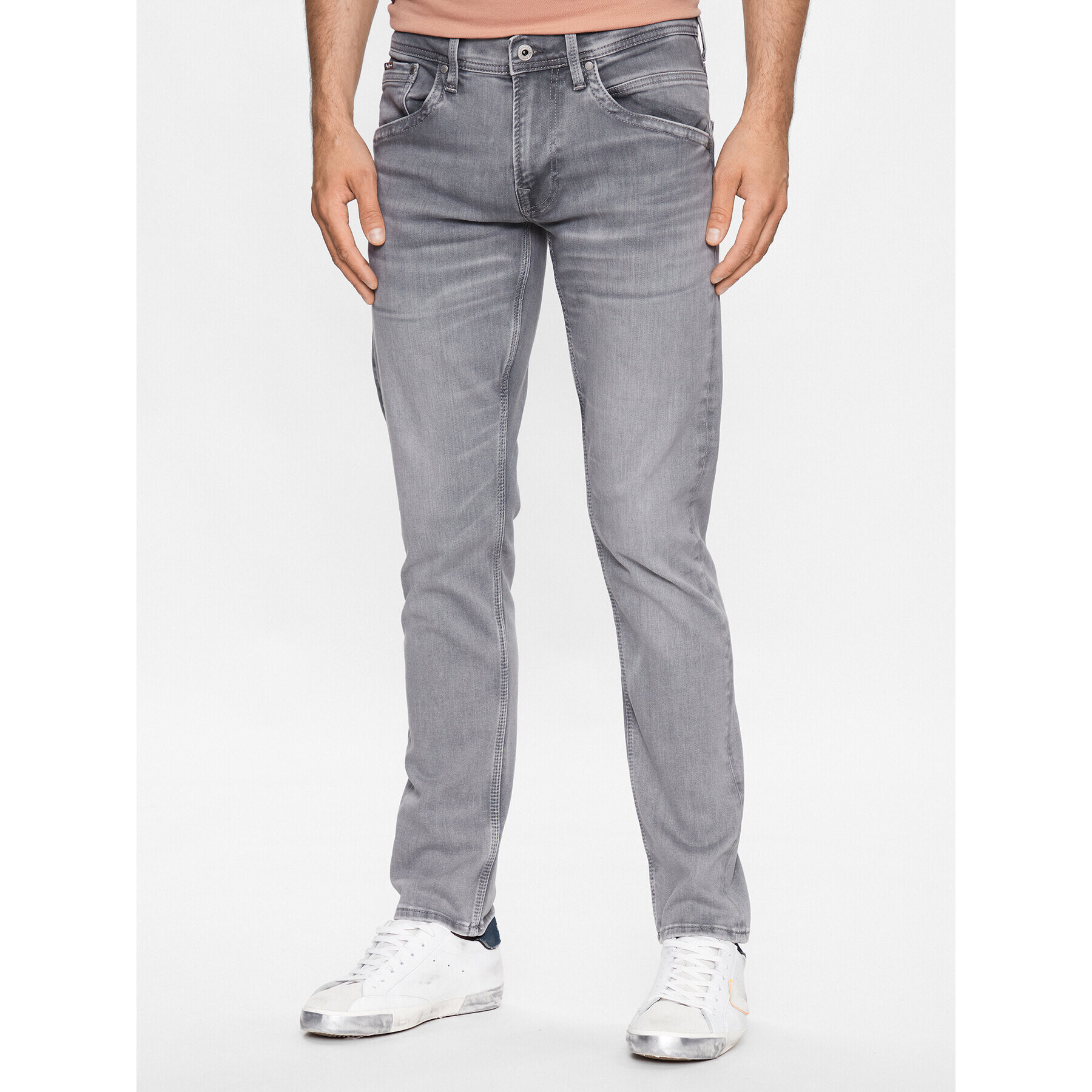 Pepe Jeans Дънки Track PM206328 Сив Regular Fit - Pepit.bg