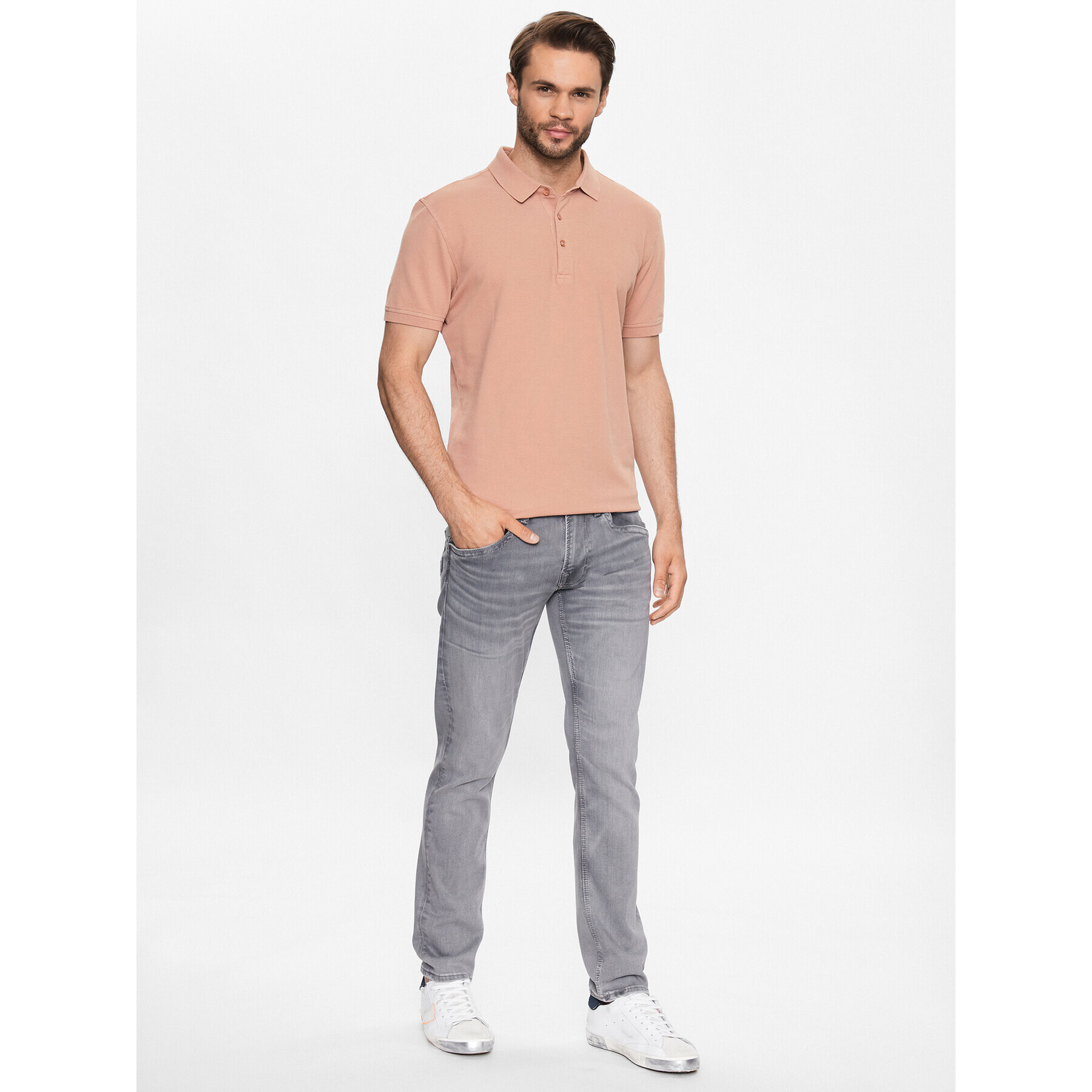 Pepe Jeans Дънки Track PM206328 Сив Regular Fit - Pepit.bg