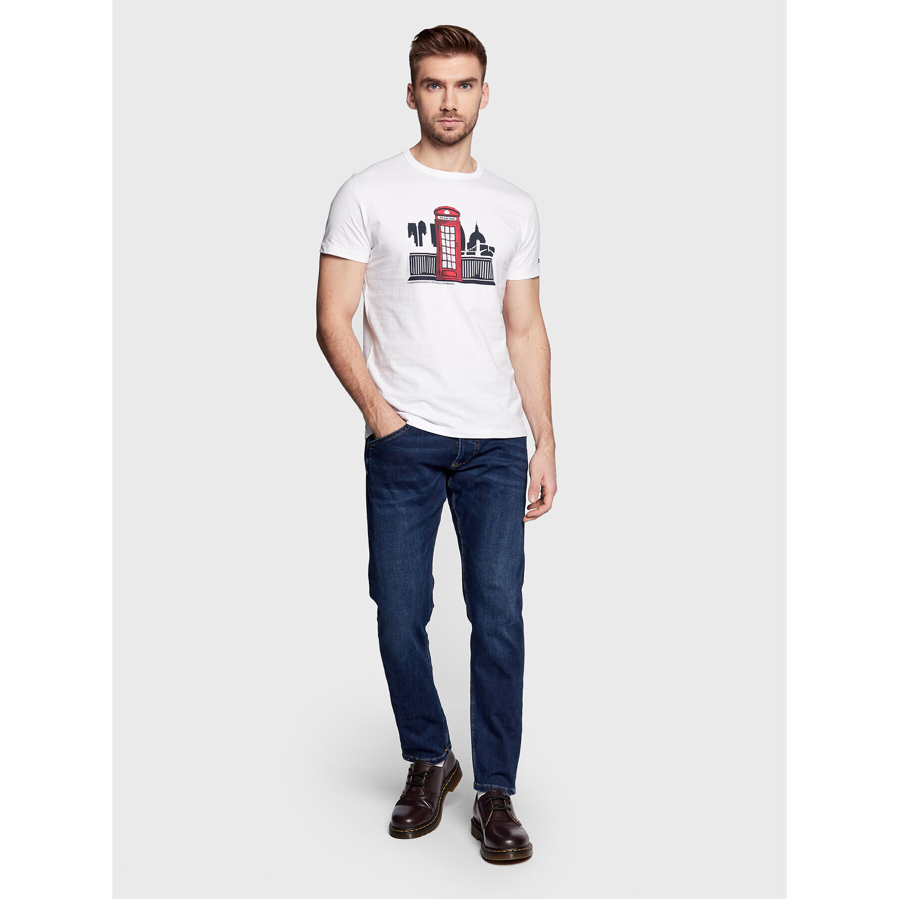 Pepe Jeans Дънки Track PM206328 Тъмносин Regular Fit - Pepit.bg