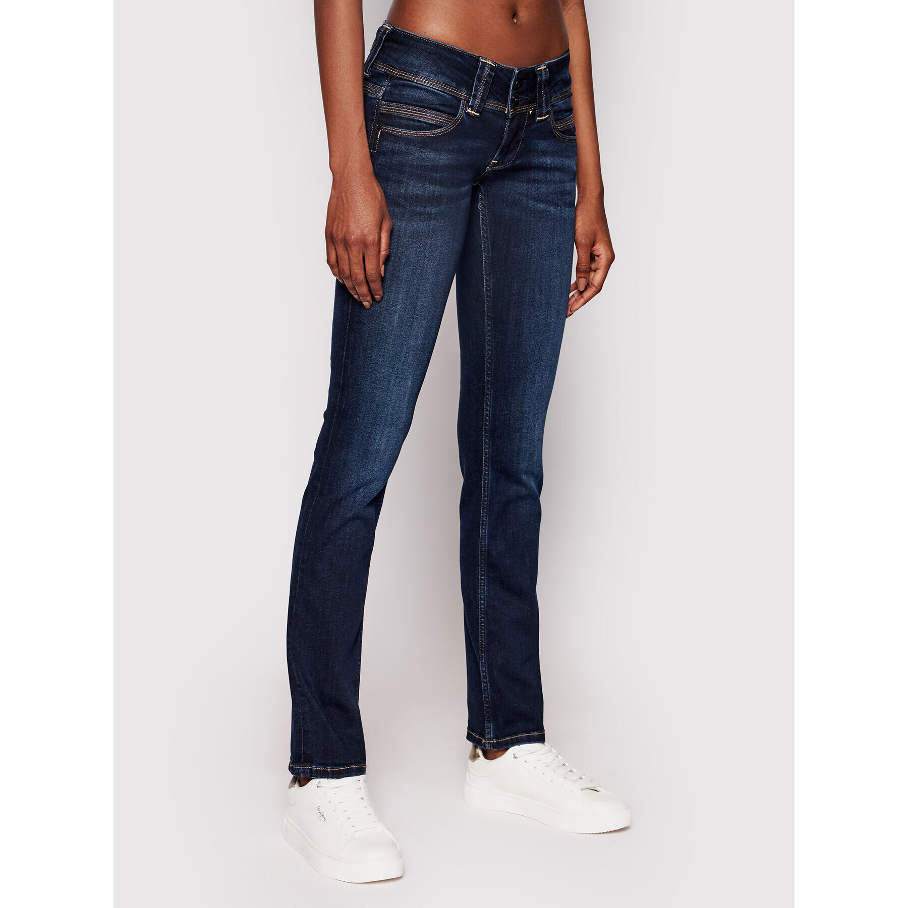 Pepe Jeans Дънки Venus PL200029 Тъмносин Straight Fit - Pepit.bg