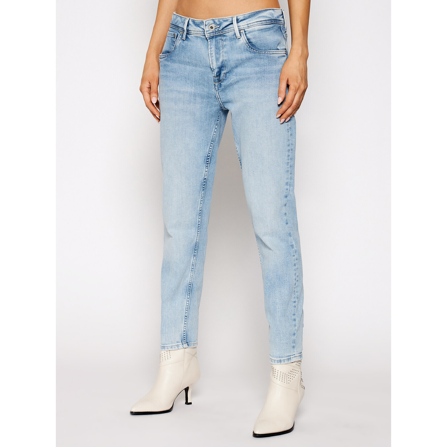 Pepe Jeans Дънки Violet PL201742 Син Relaxed Fit - Pepit.bg