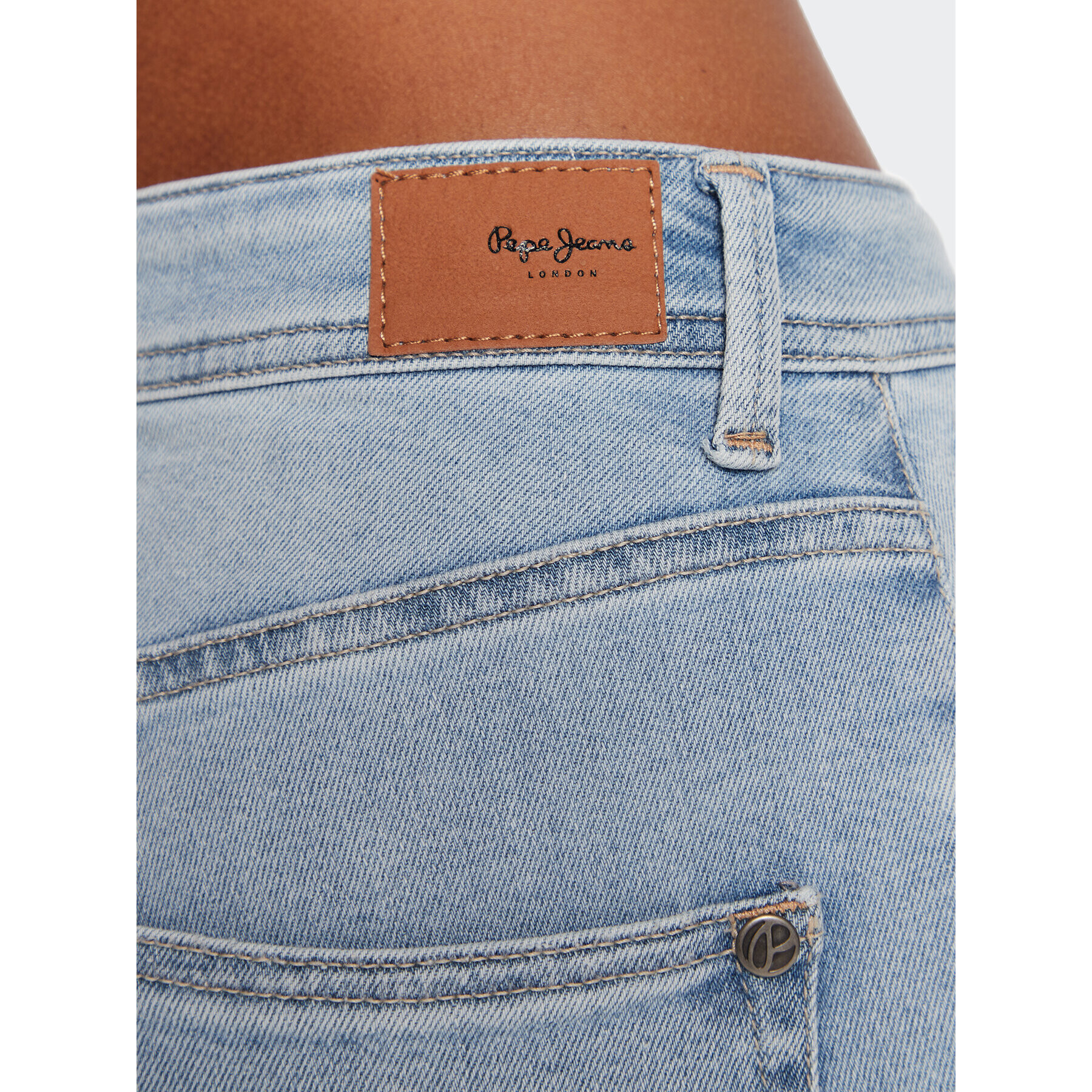 Pepe Jeans Дънки Violet PL204176 Син Mom Fit - Pepit.bg
