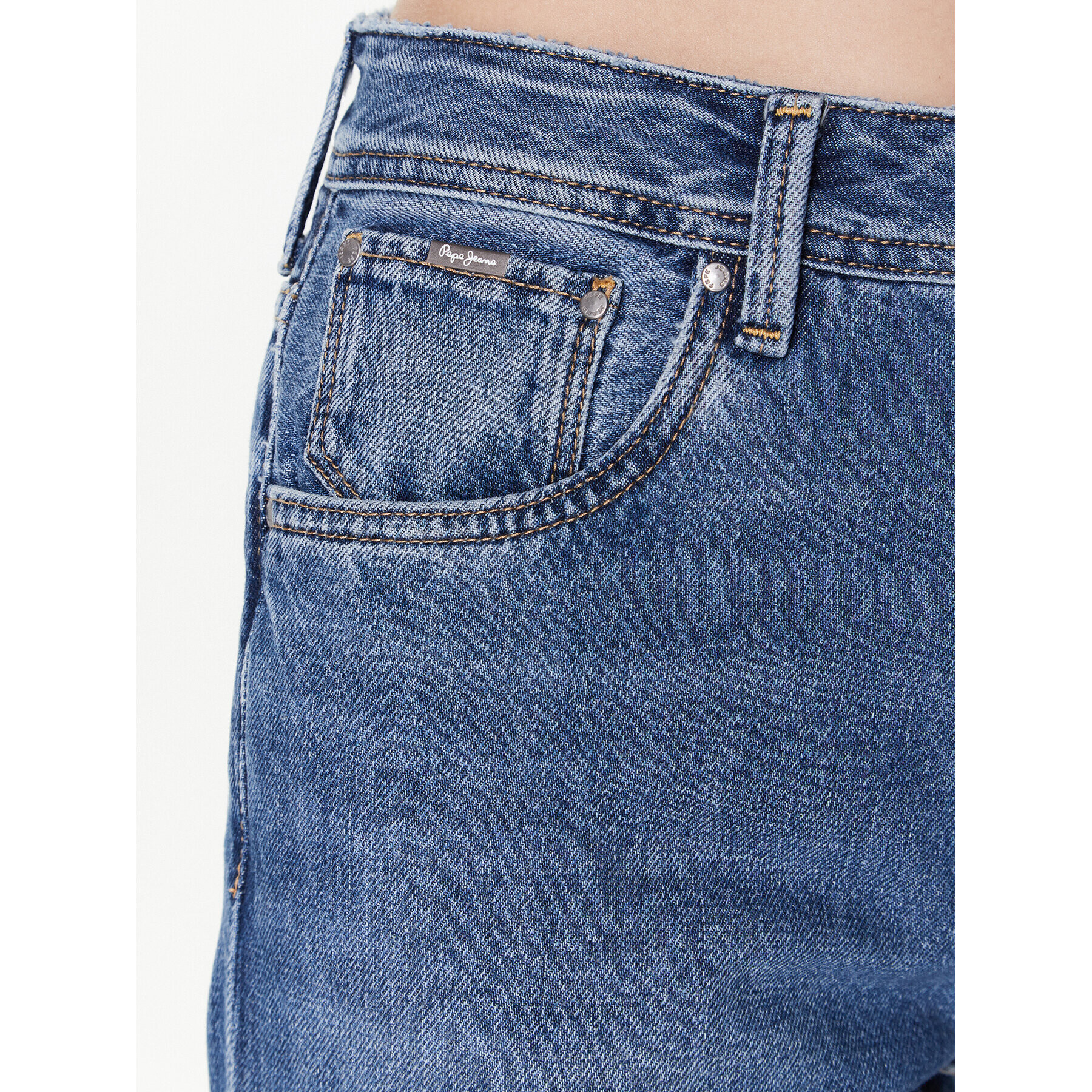 Pepe Jeans Дънки Violet PL204176 Син Mom Fit - Pepit.bg