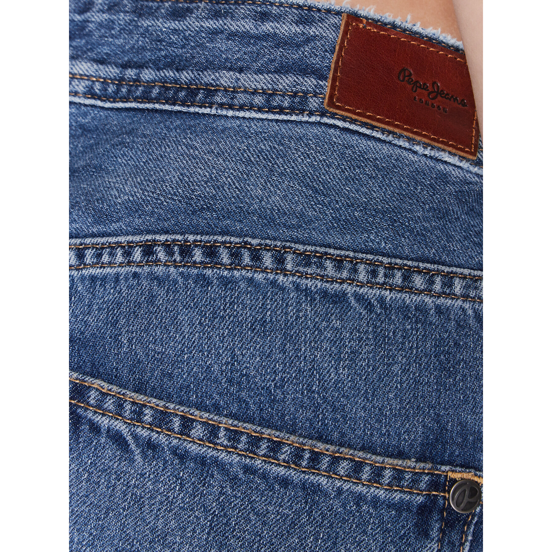 Pepe Jeans Дънки Violet PL204176 Син Mom Fit - Pepit.bg