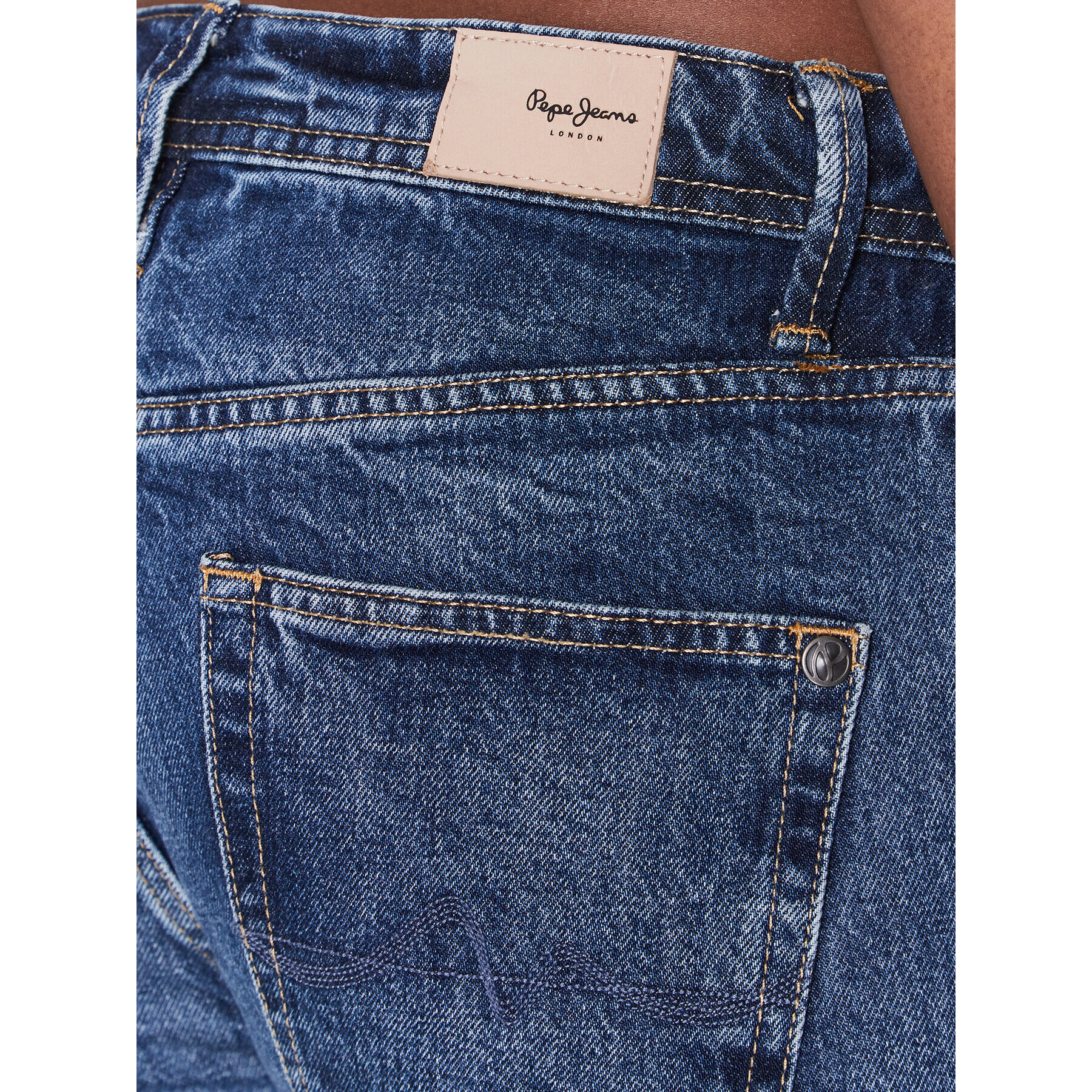 Pepe Jeans Дънки Violet PL204176 Тъмносин Mom Fit - Pepit.bg