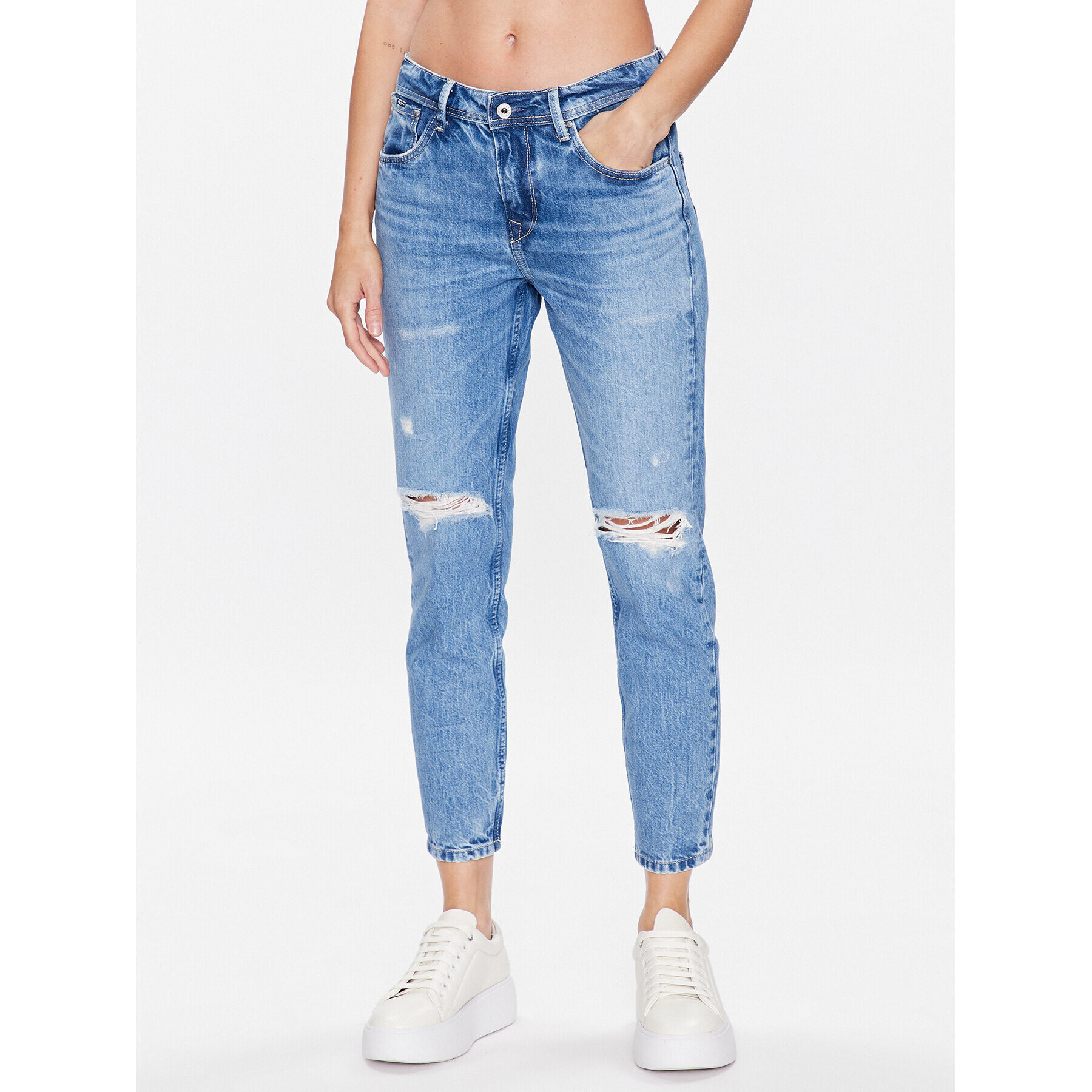Pepe Jeans Дънки Violet PL204176VT2 Син Relaxed Fit - Pepit.bg