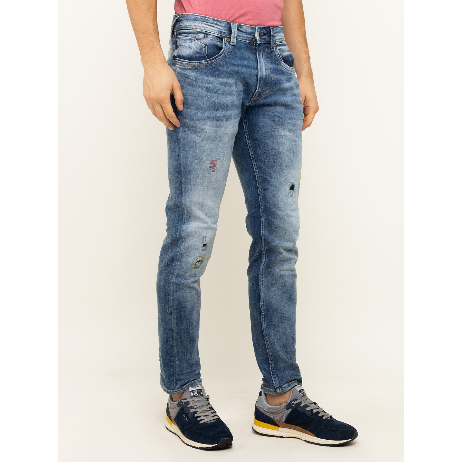 Pepe Jeans Дънки Zinc Strom PM205207 Тъмносин Regular Fit - Pepit.bg