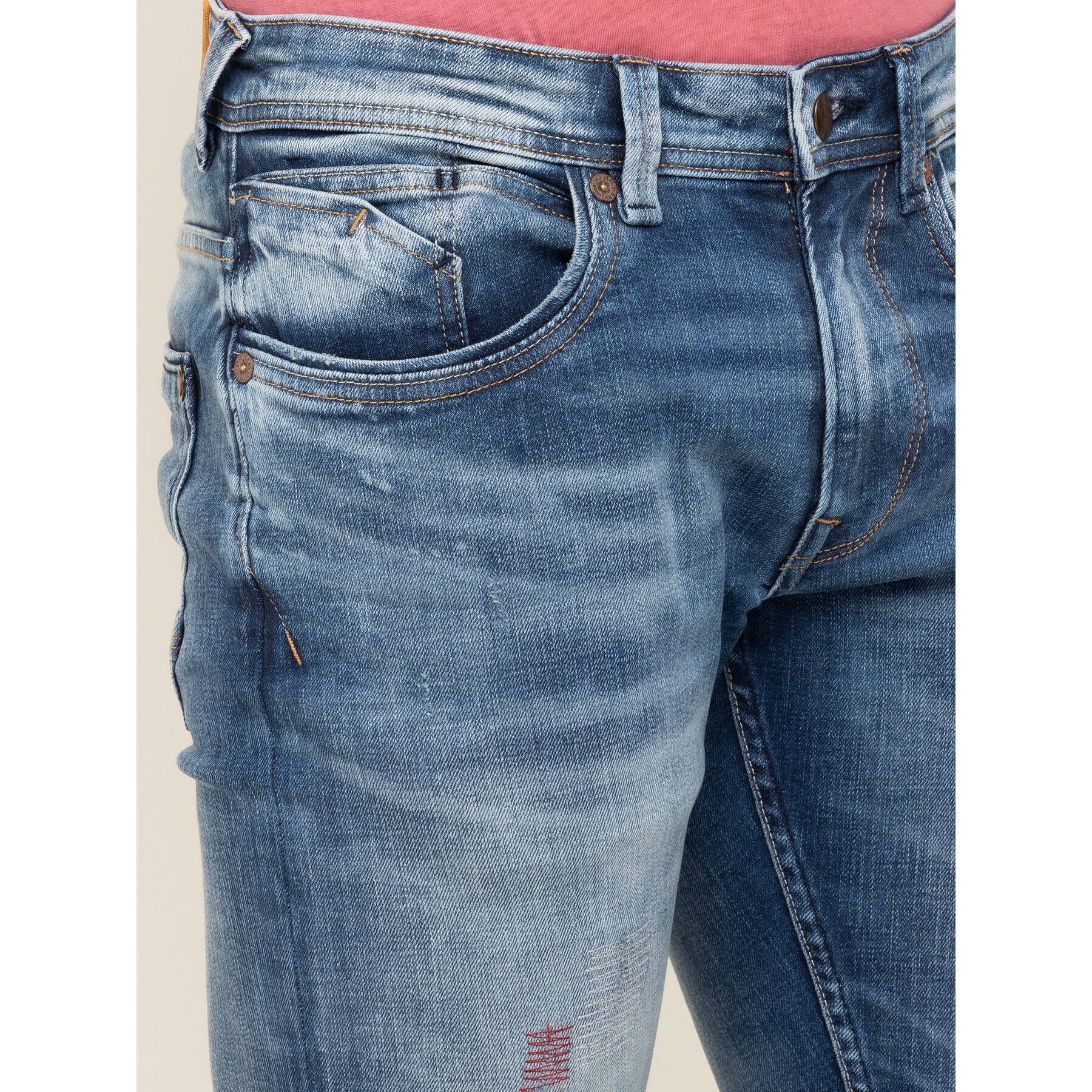 Pepe Jeans Дънки Zinc Strom PM205207 Тъмносин Regular Fit - Pepit.bg