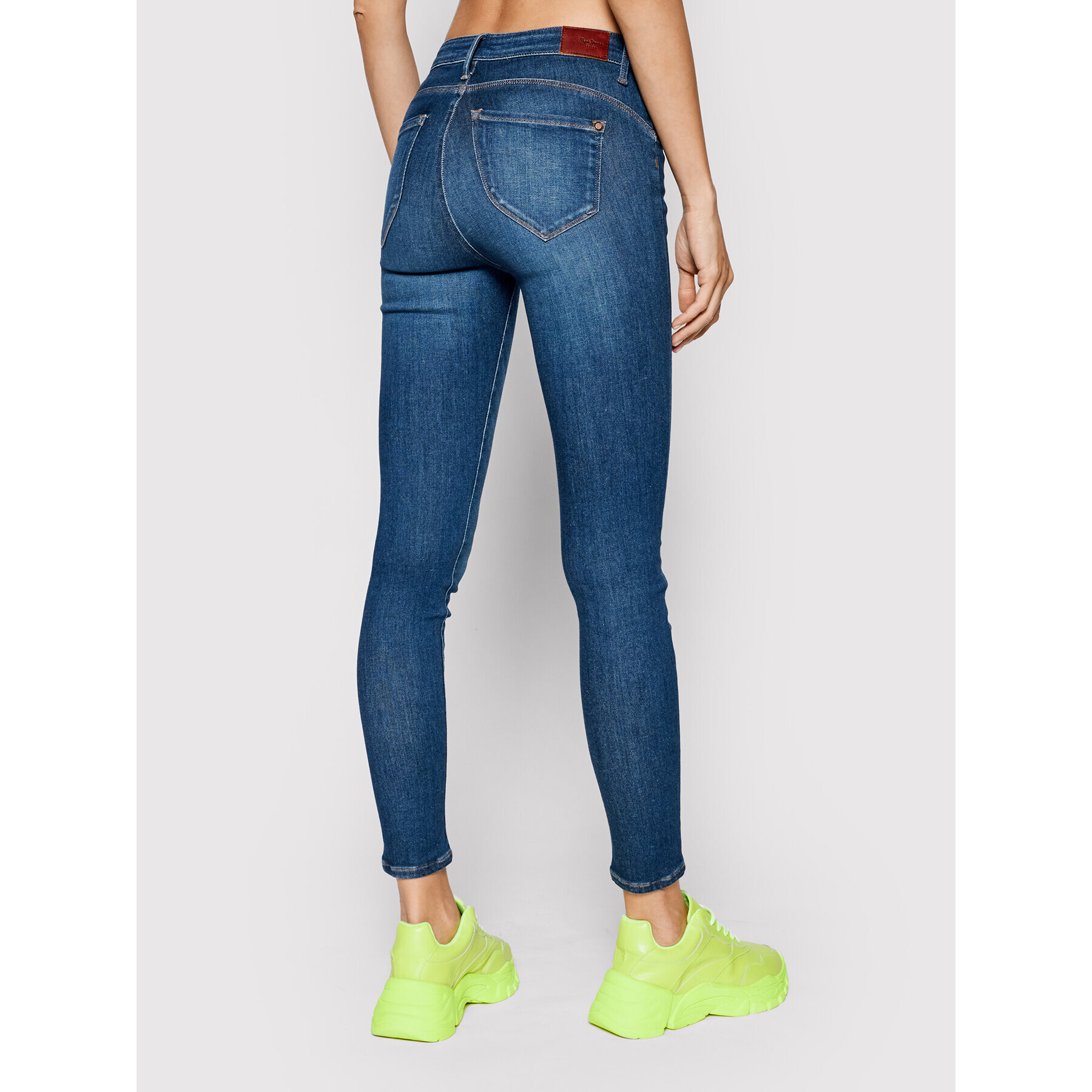 Pepe Jeans Дънки Zoe PL203616D Тъмносин Skinny Fit - Pepit.bg