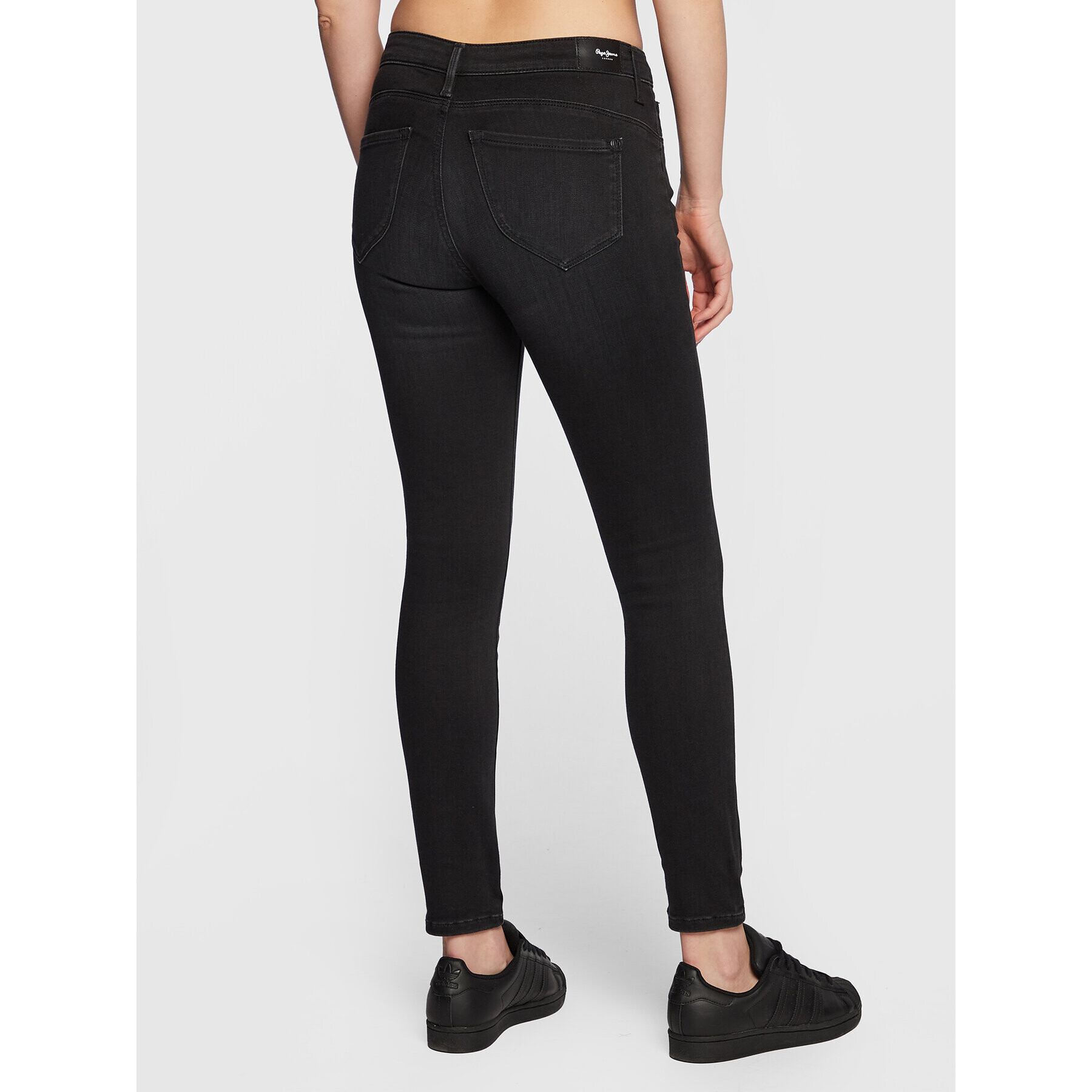 Pepe Jeans Дънки Zoe PL204177 Черен Skinny Fit - Pepit.bg