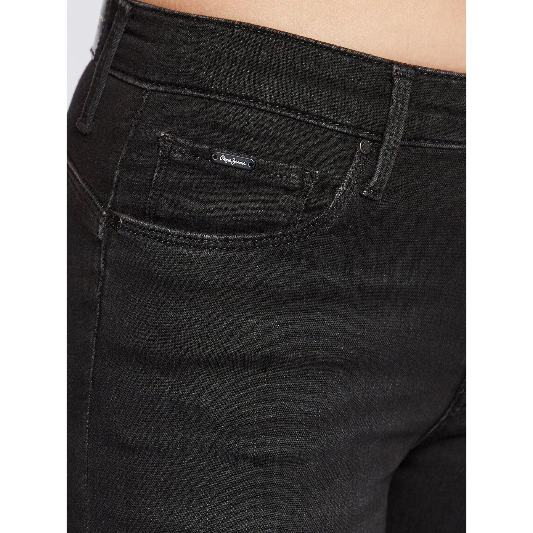 Pepe Jeans Дънки Zoe PL204177 Черен Skinny Fit - Pepit.bg