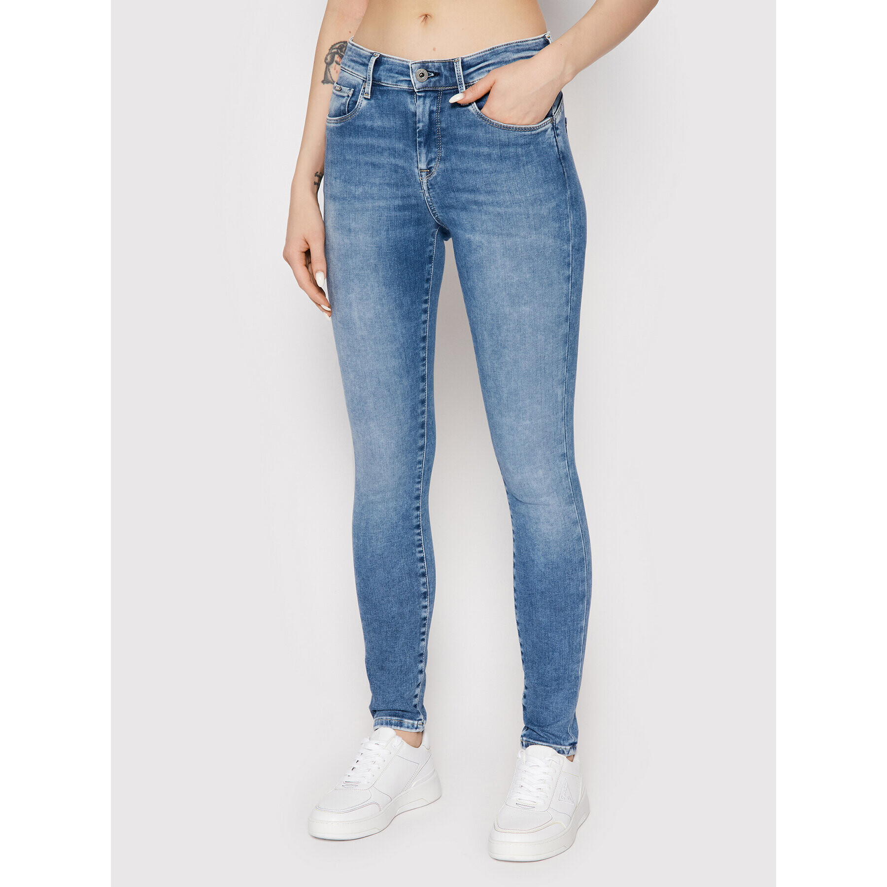 Pepe Jeans Дънки Zoe PL204177 Син Skinny Fit - Pepit.bg