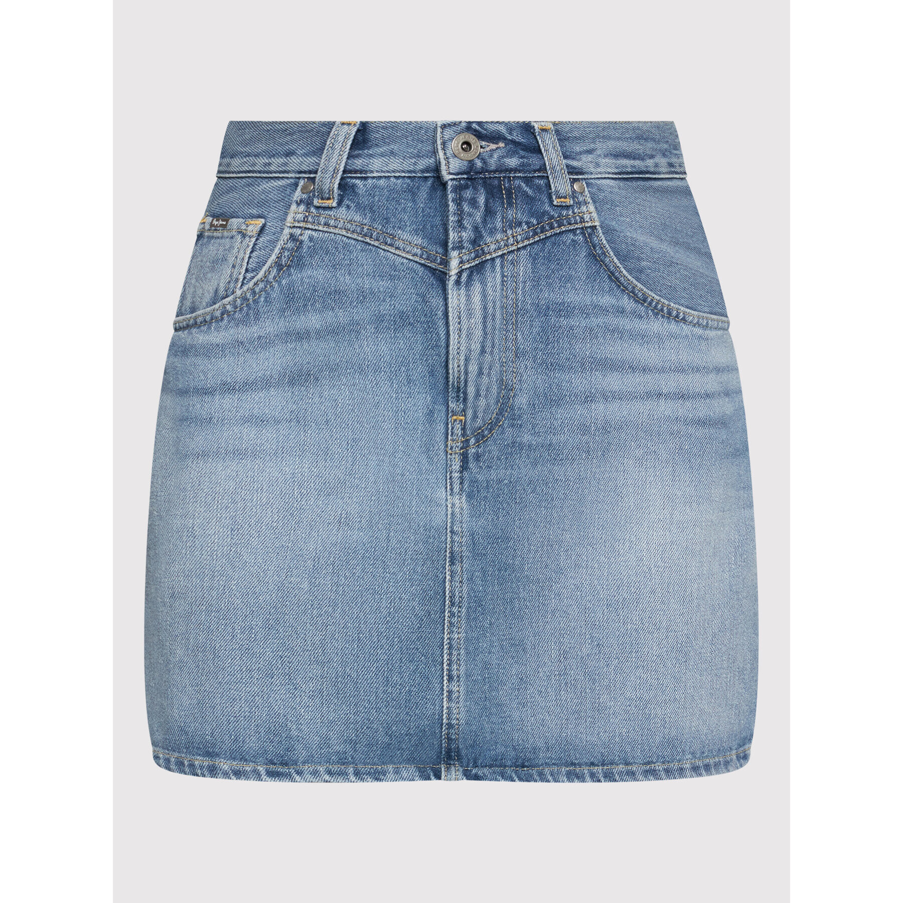Pepe Jeans Дънкова пола Rachel PL900979 Син Regular Fit - Pepit.bg