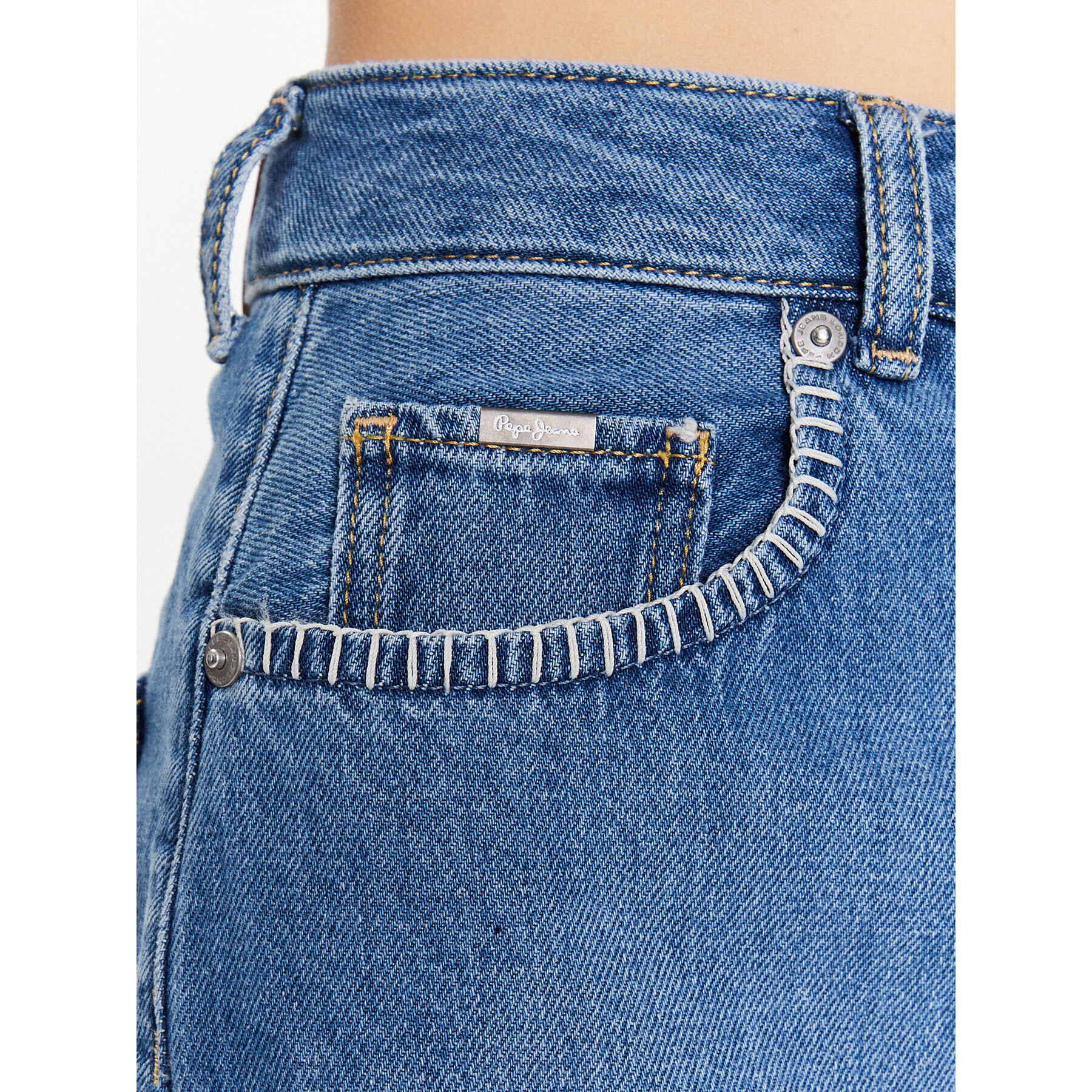 Pepe Jeans Дънкова пола Sofi PL901017 Син Regular Fit - Pepit.bg