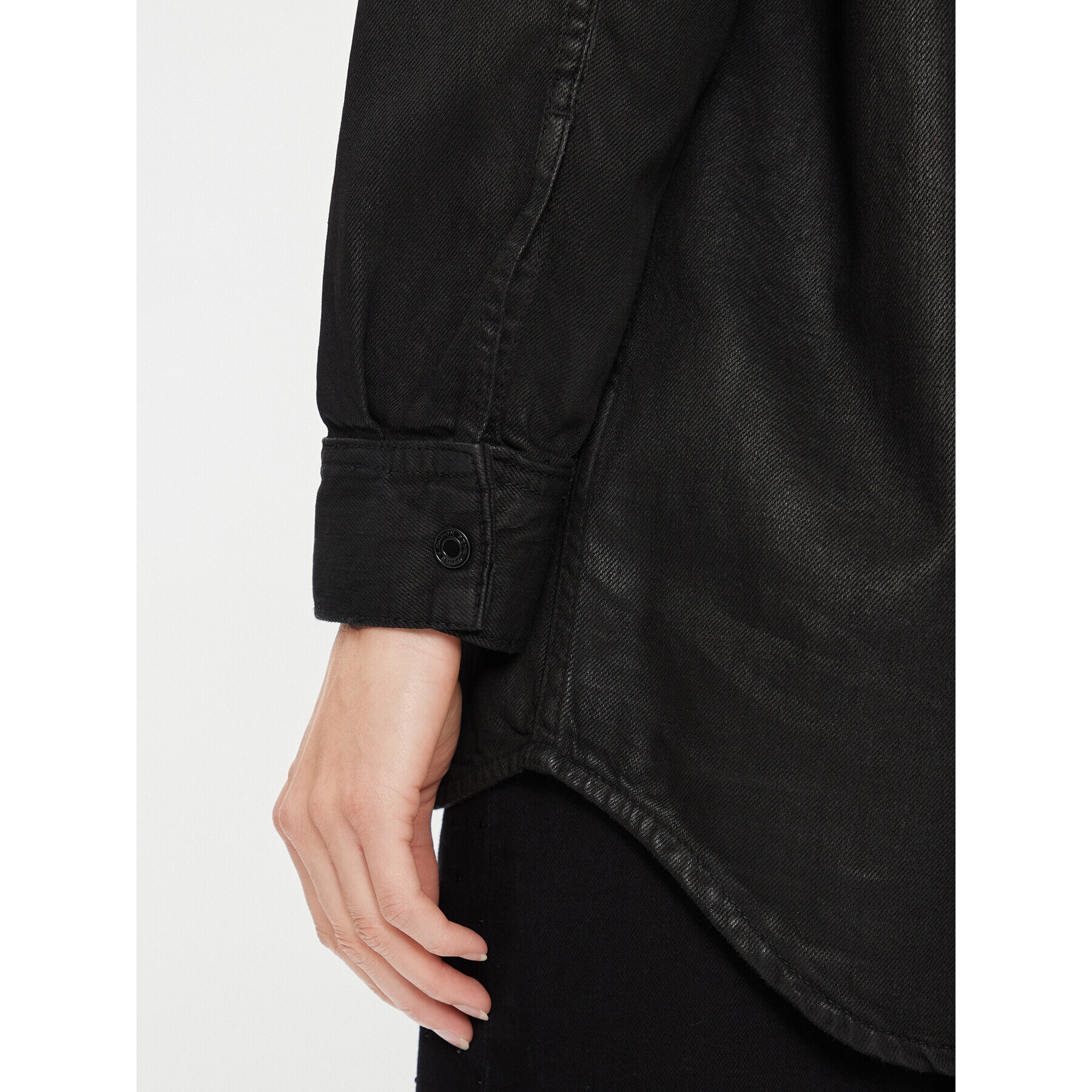 Pepe Jeans дънкова риза Alix PL304729 Черен Oversize - Pepit.bg