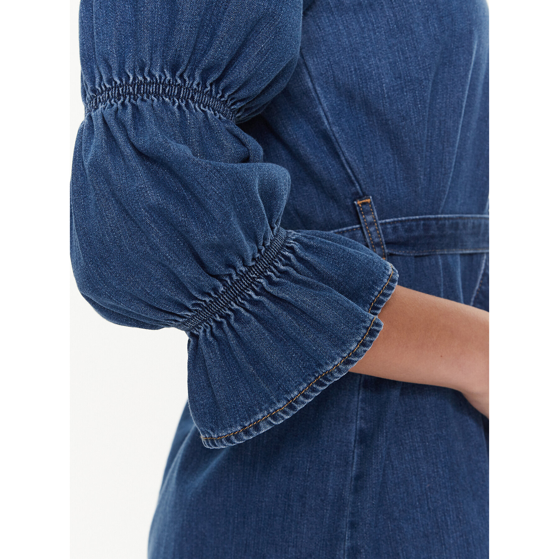 Pepe Jeans Дънкова рокля Elodie PL953196 Син Regular Fit - Pepit.bg