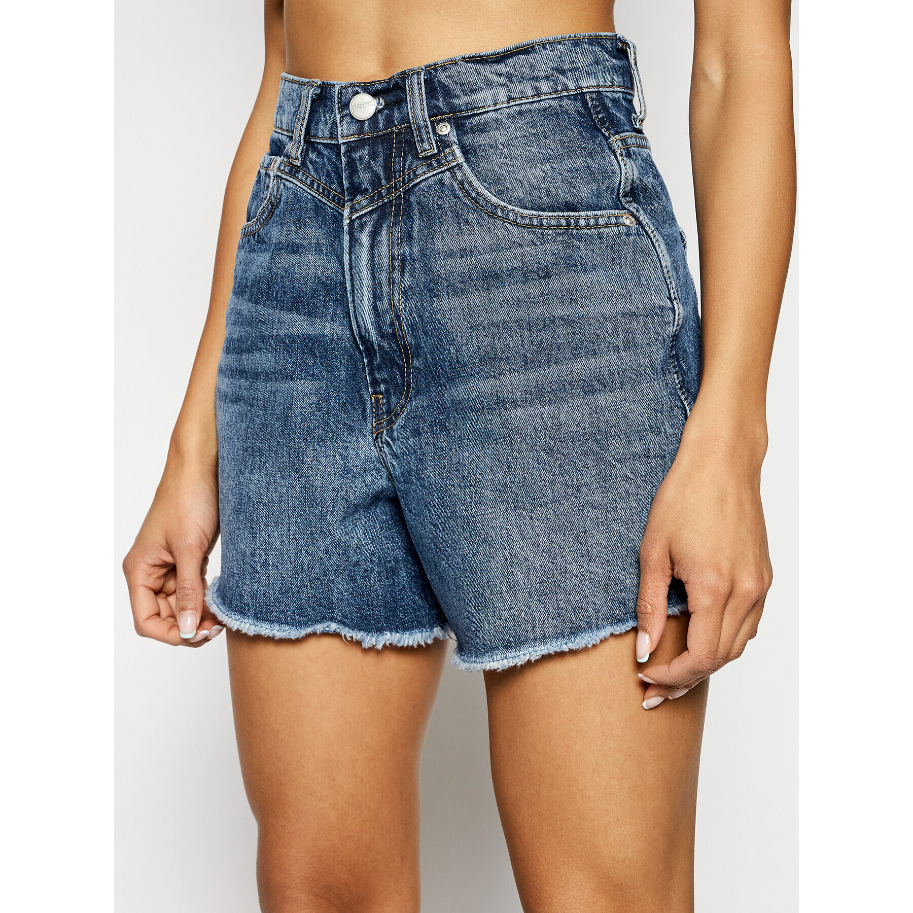 Pepe Jeans Дънкови шорти ARCHIVE Rachel PL800905 Син Regular Fit - Pepit.bg