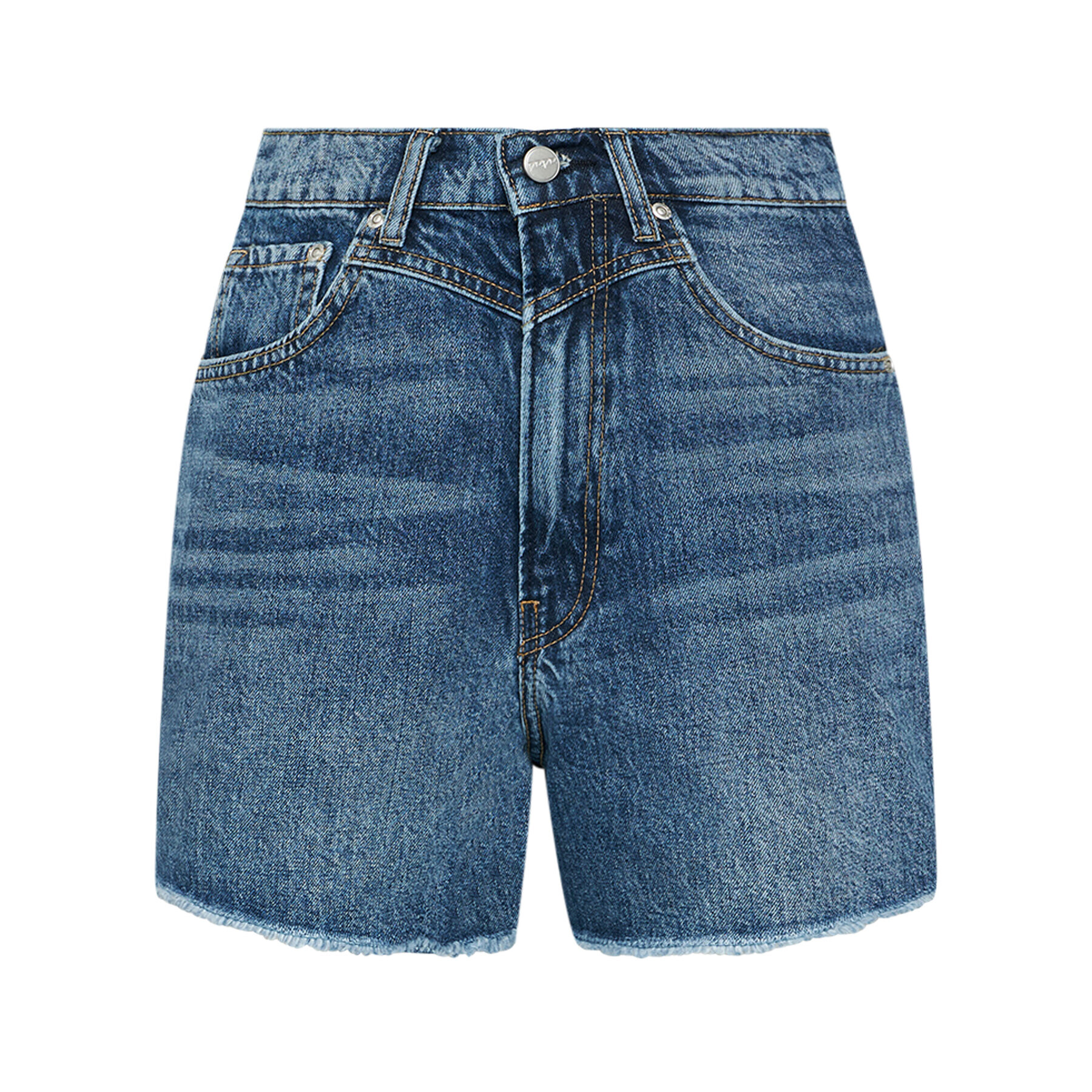 Pepe Jeans Дънкови шорти ARCHIVE Rachel PL800905 Син Regular Fit - Pepit.bg