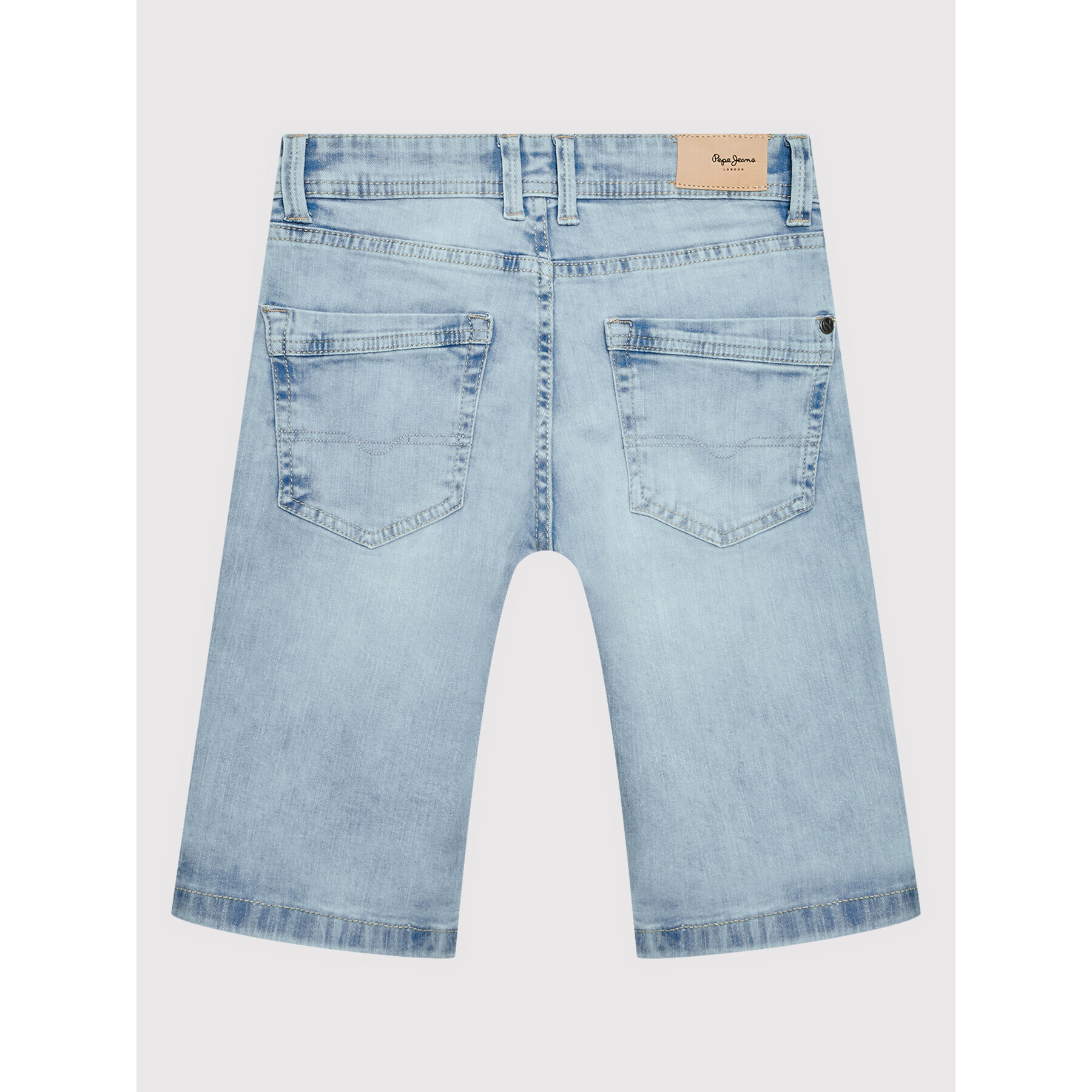Pepe Jeans Дънкови шорти Becket PB800692 Син Slim Fit - Pepit.bg
