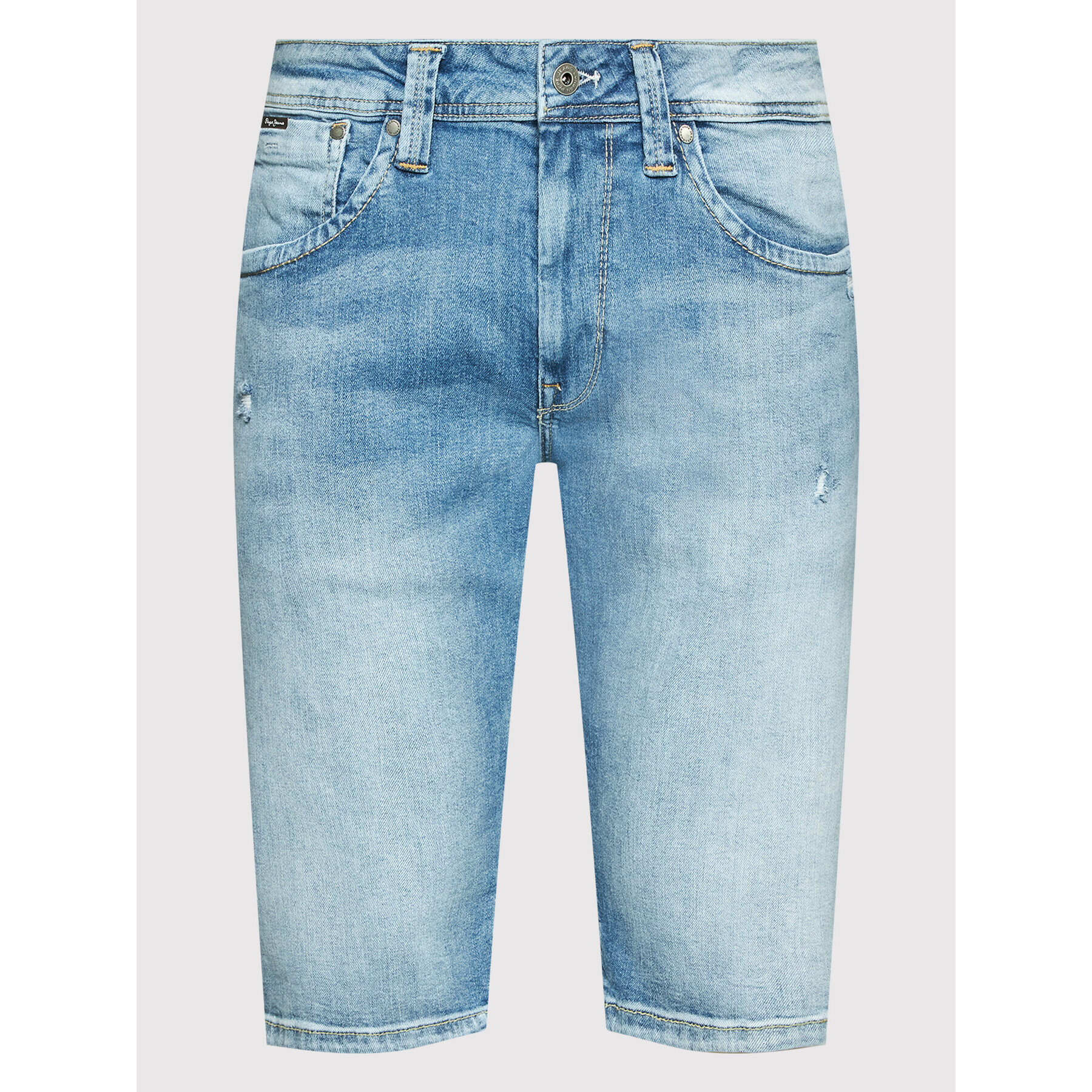 Pepe Jeans Дънкови шорти Cash PM800935 Син Regular Fit - Pepit.bg