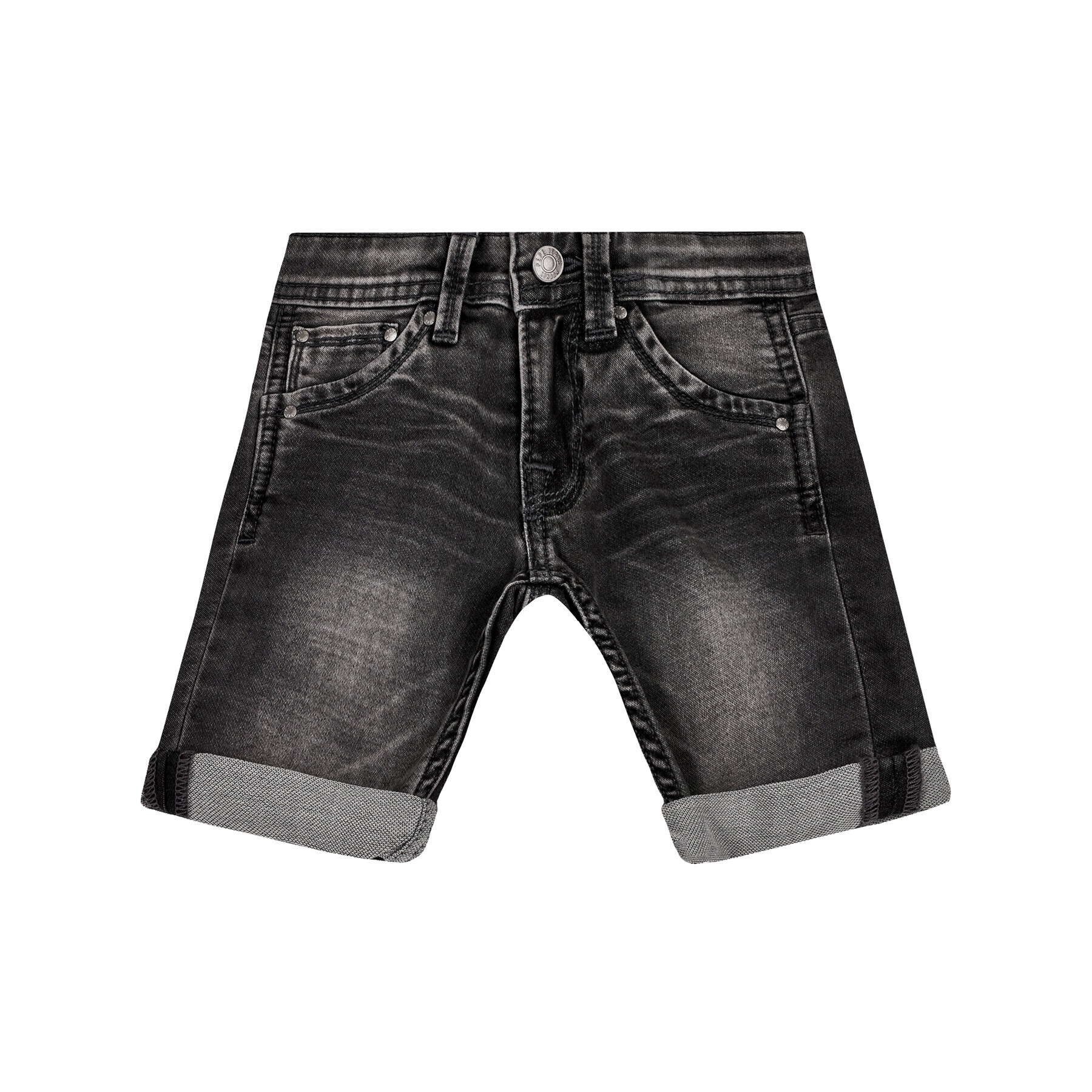 Pepe Jeans Дънкови шорти Cashed PB800524 Черен Regular Fit - Pepit.bg