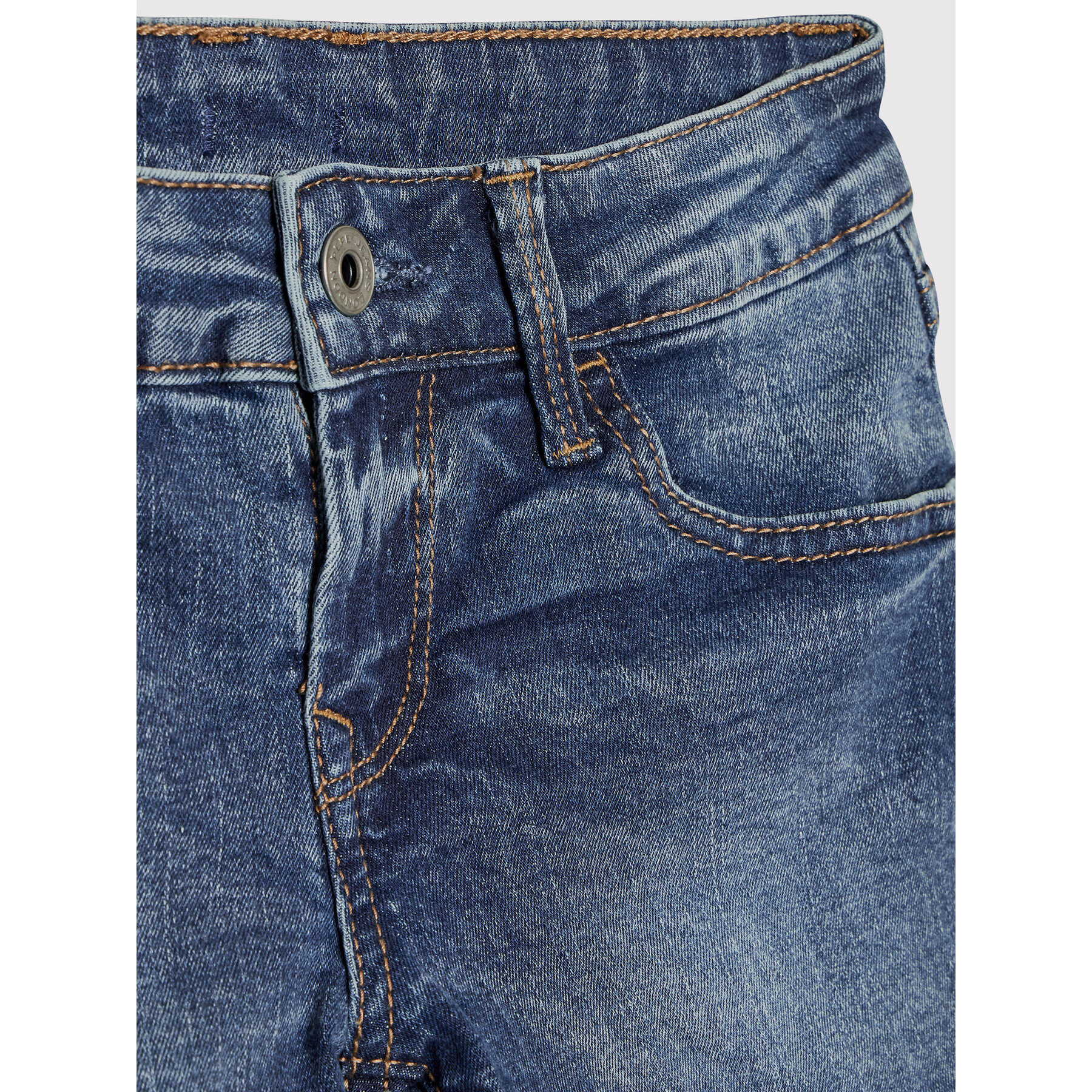 Pepe Jeans Дънкови шорти Foxtail PG800782 Тъмносин Regular Fit - Pepit.bg