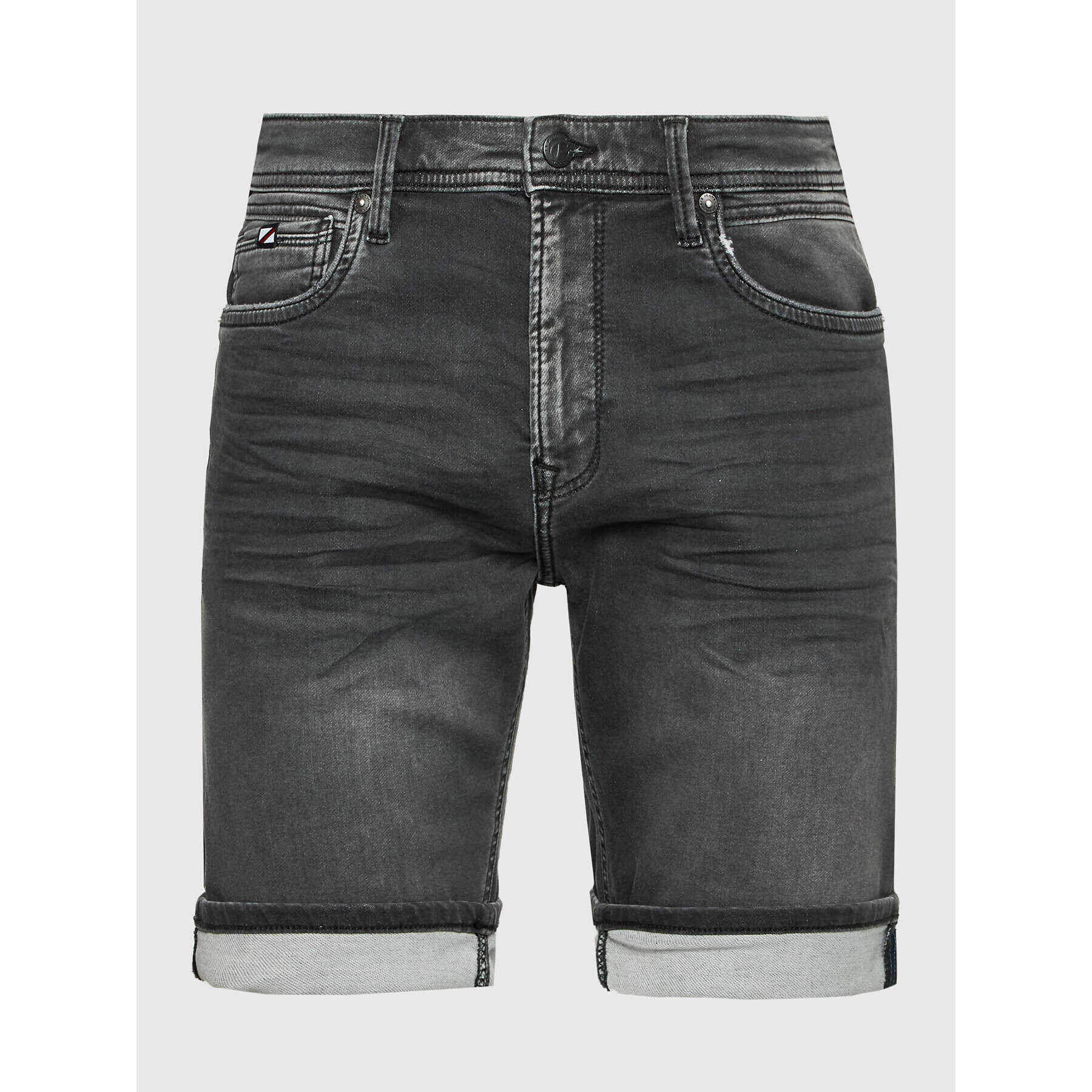 Pepe Jeans Дънкови шорти GYMDIGO Jack PM800916 Сив Regular Fit - Pepit.bg