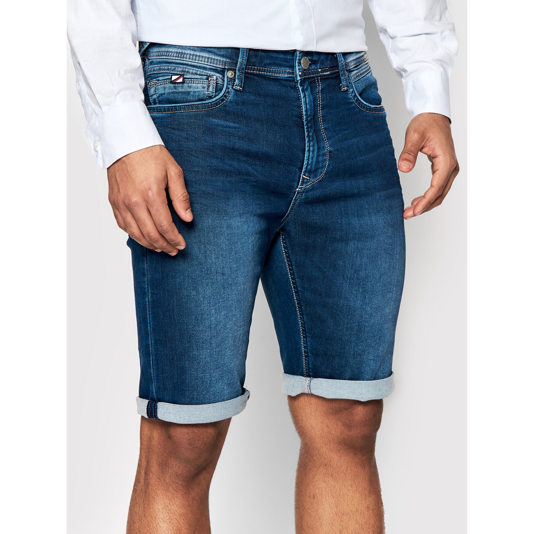 Pepe Jeans Дънкови шорти GYMDIGO Jack PM800917 Тъмносин Regular Fit - Pepit.bg