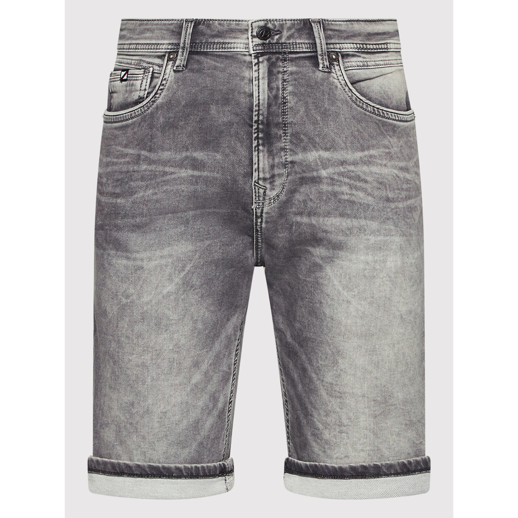 Pepe Jeans Дънкови шорти GYMDIGO Jack PM800918 Сив Regular Fit - Pepit.bg