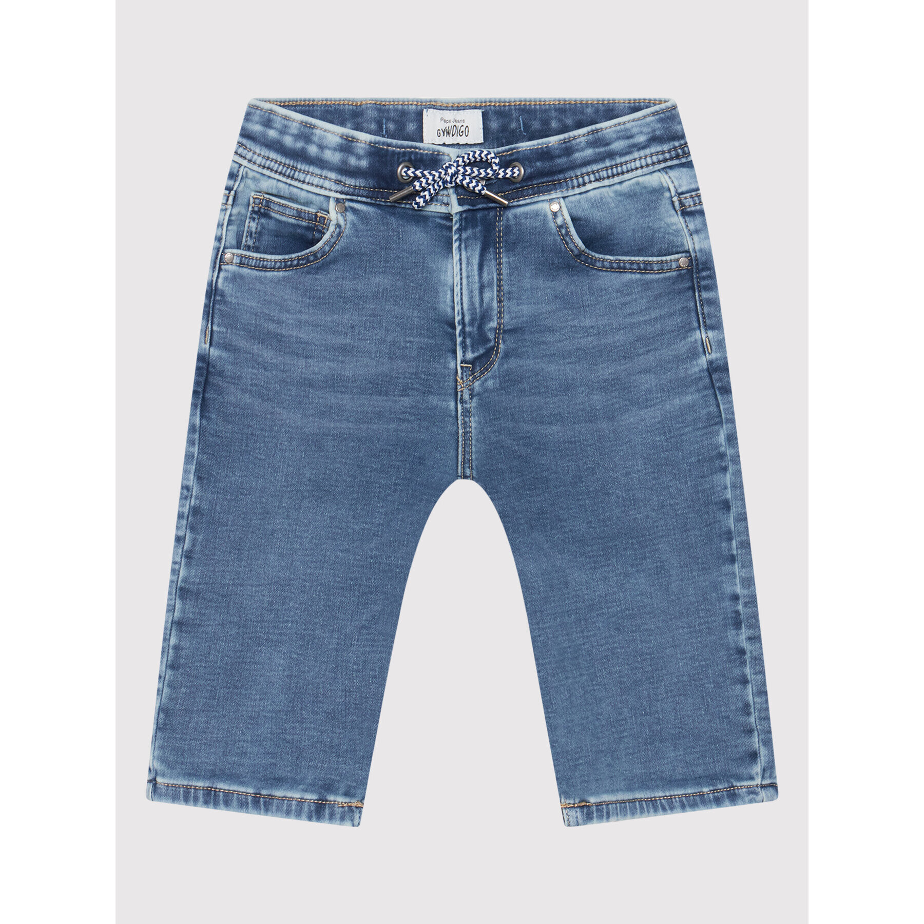 Pepe Jeans Дънкови шорти GYMDIGO Joe PB800695 Син Regular Fit - Pepit.bg