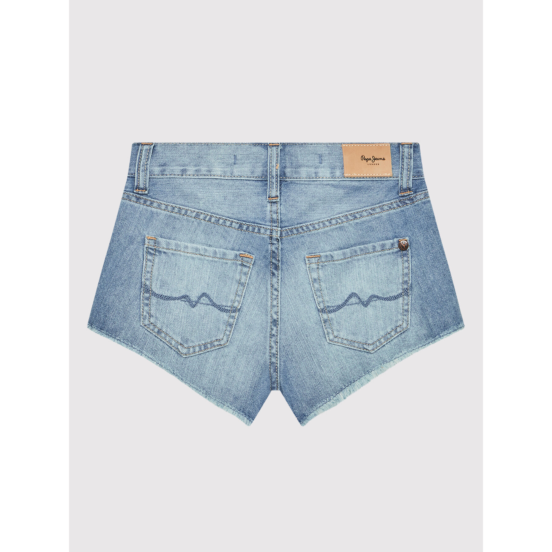 Pepe Jeans Дънкови шорти Patty PG800783 Син Regular Fit - Pepit.bg