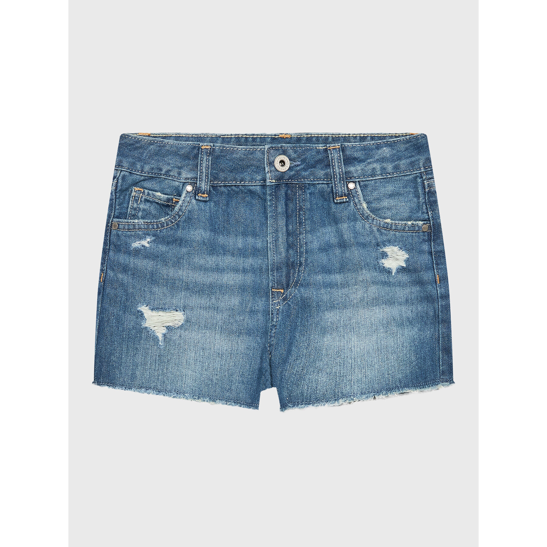 Pepe Jeans Дънкови шорти Patty Short PG800783MR1 Син Regular Fit - Pepit.bg