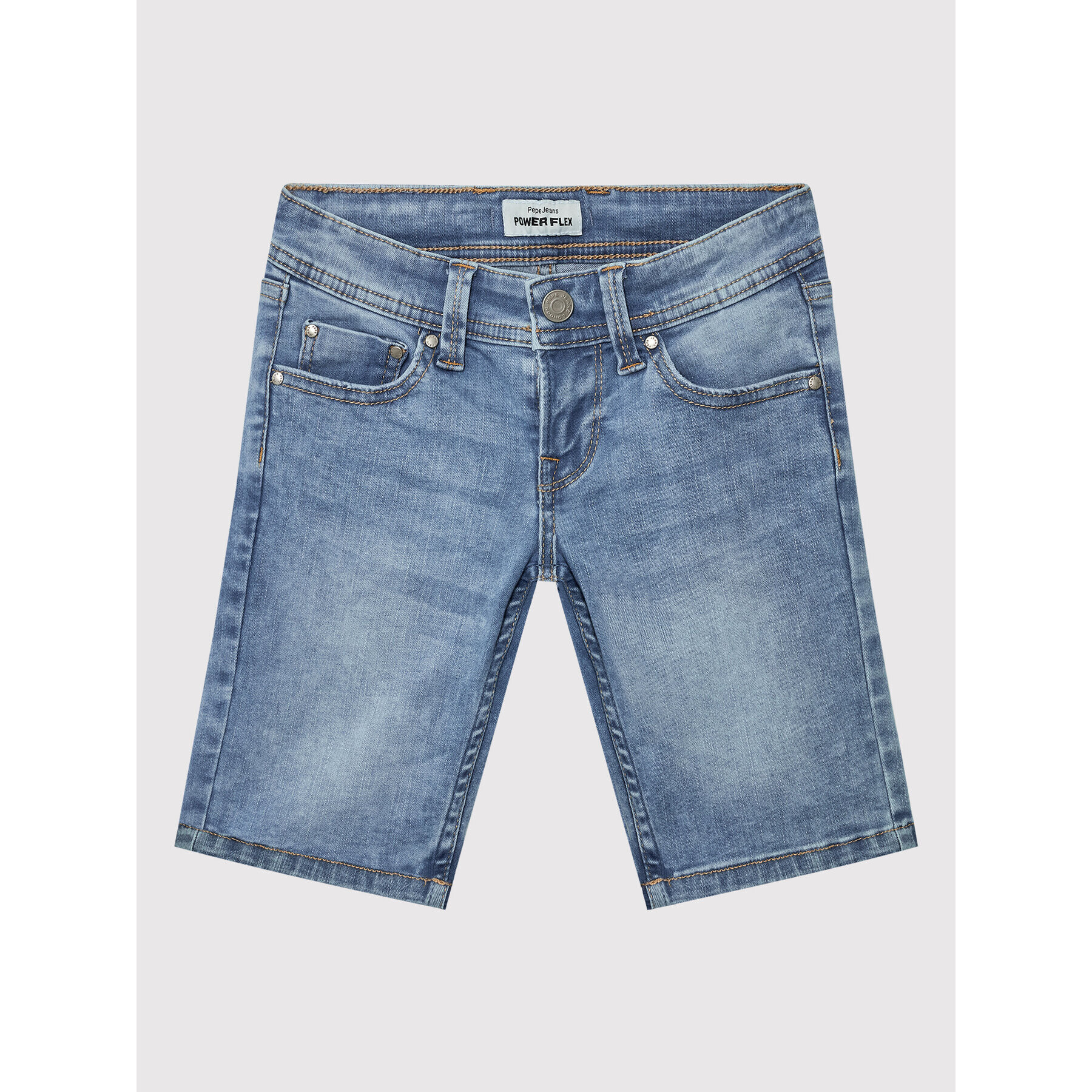 Pepe Jeans Дънкови шорти PB800692ML2 Син Slim Fit - Pepit.bg