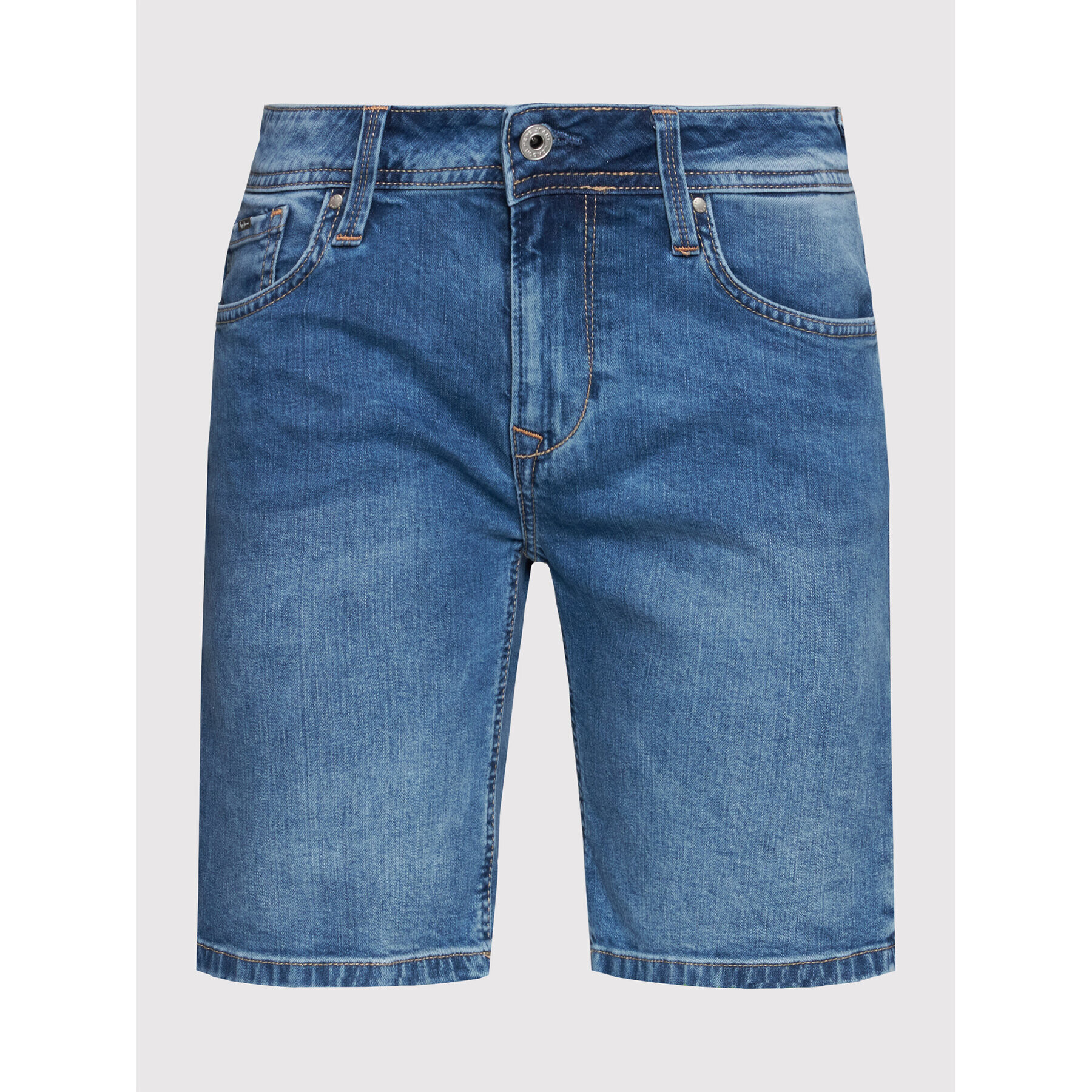 Pepe Jeans Дънкови шорти Poppy PL801000 Син Regular Fit - Pepit.bg