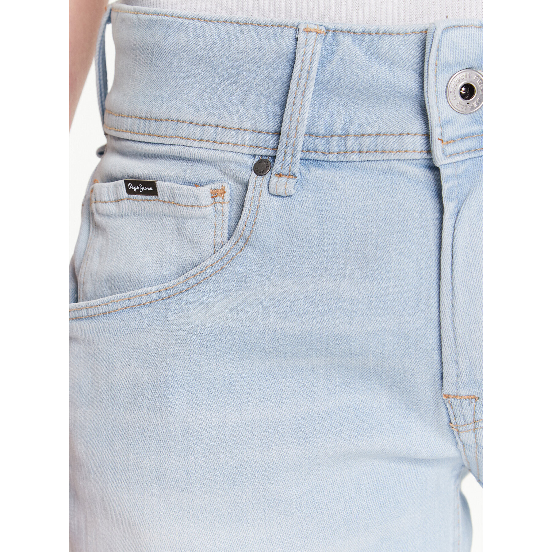 Pepe Jeans Дънкови шорти Siouxie PL801002PE0 Син Regular Fit - Pepit.bg