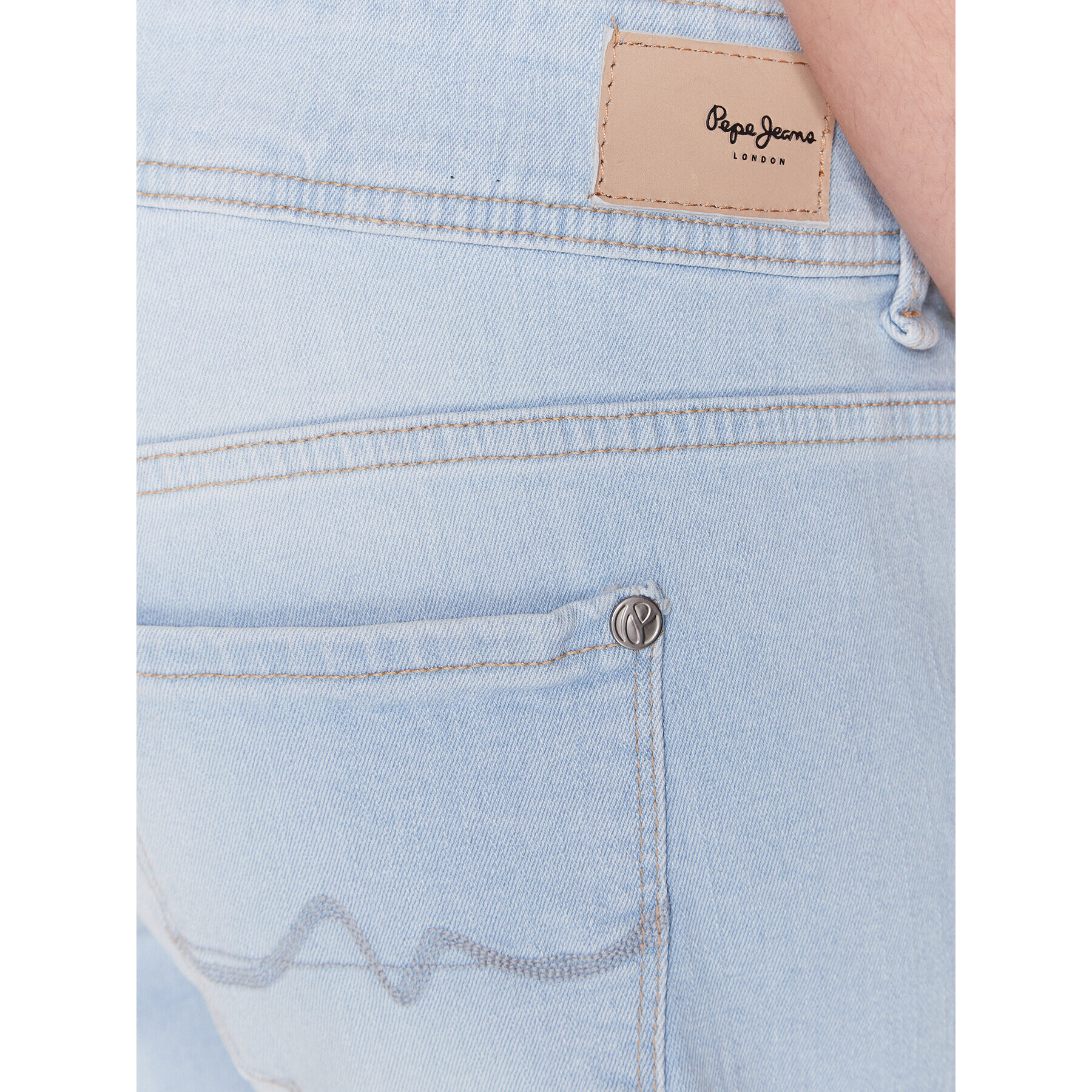 Pepe Jeans Дънкови шорти Siouxie PL801002PE0 Син Regular Fit - Pepit.bg