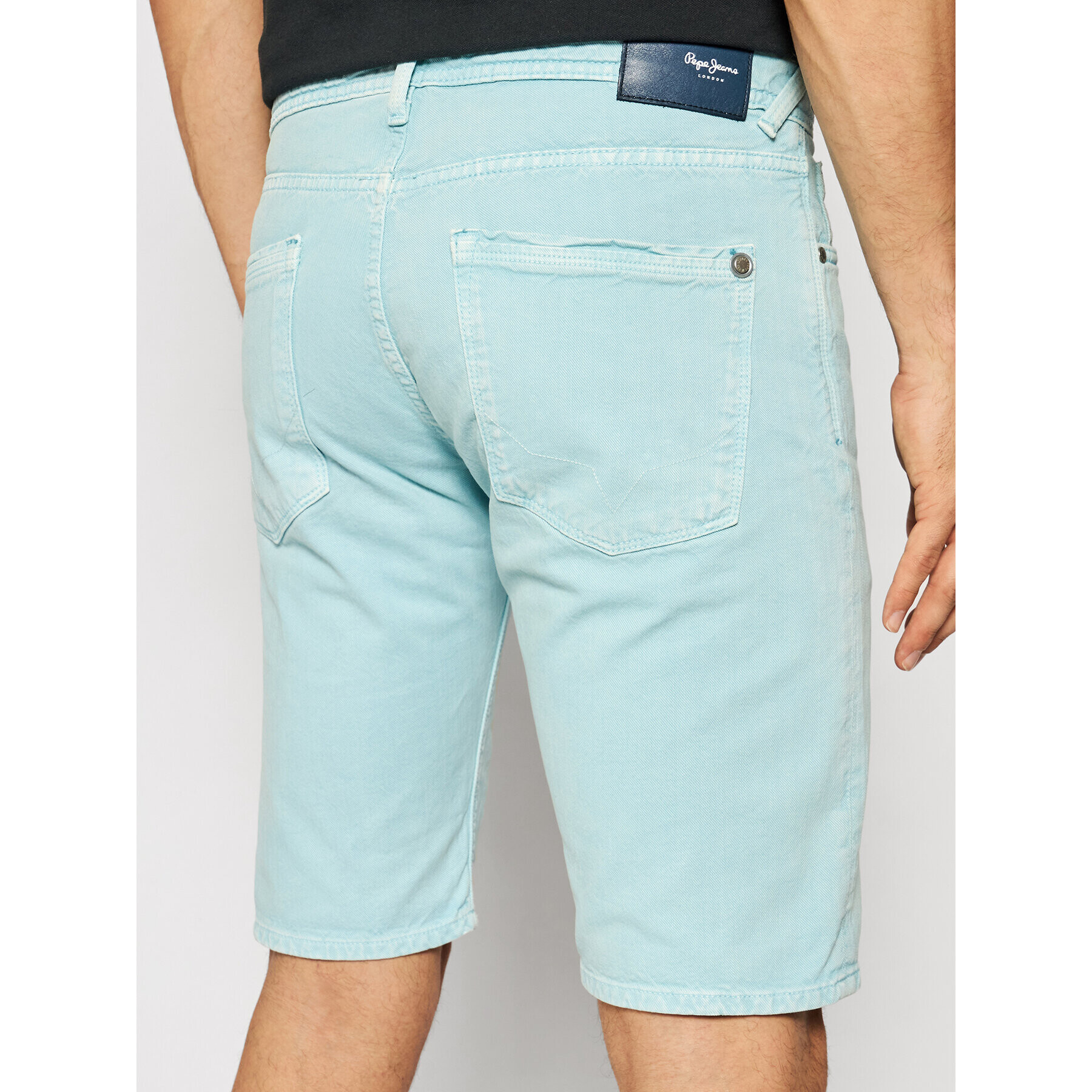 Pepe Jeans Дънкови шорти Stanley PM800792 Син Regular Fit - Pepit.bg