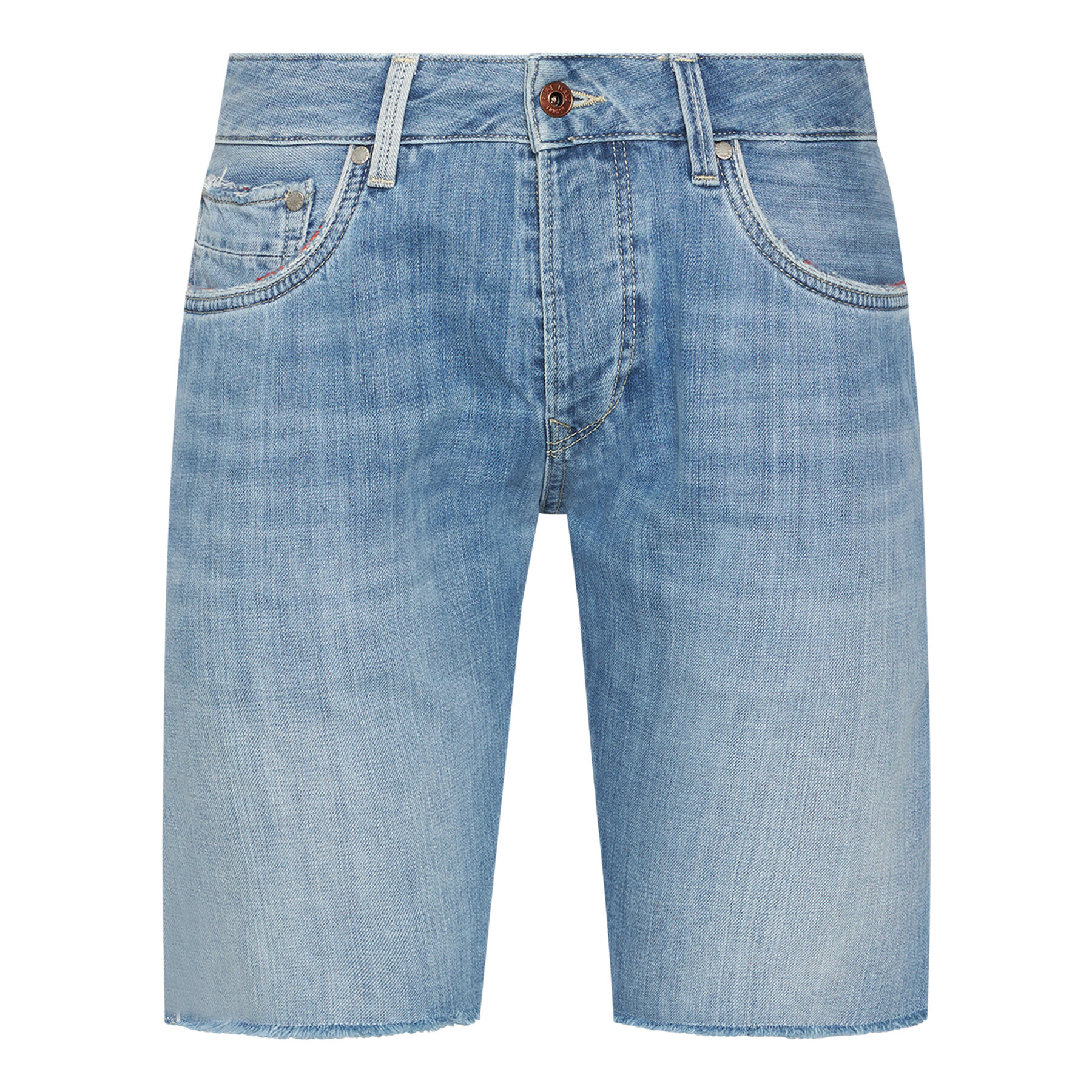 Pepe Jeans Дънкови шорти Stanley PM800853 Син Regular Fit - Pepit.bg