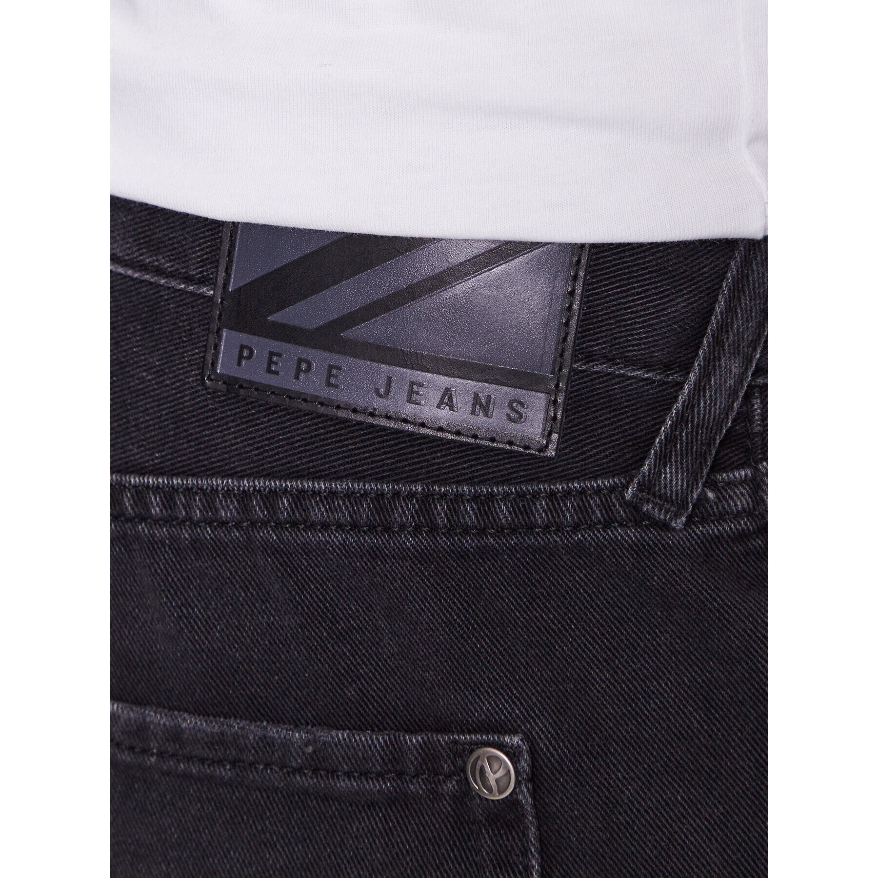 Pepe Jeans Дънкови шорти Stanley Short Black PM801020 Син Tapered Fit - Pepit.bg