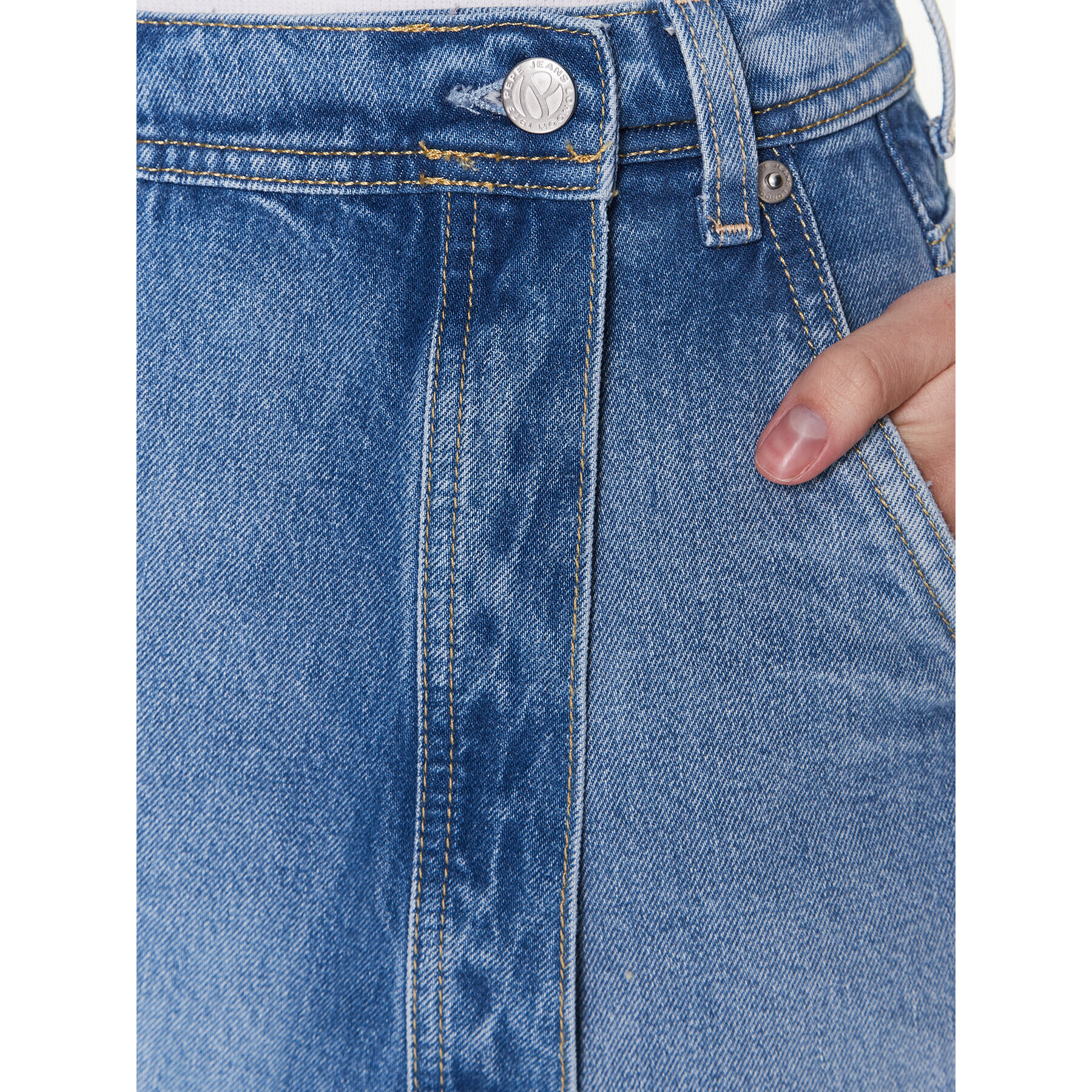 Pepe Jeans Дънкови шорти Tammy PL801044 Син Regular Fit - Pepit.bg