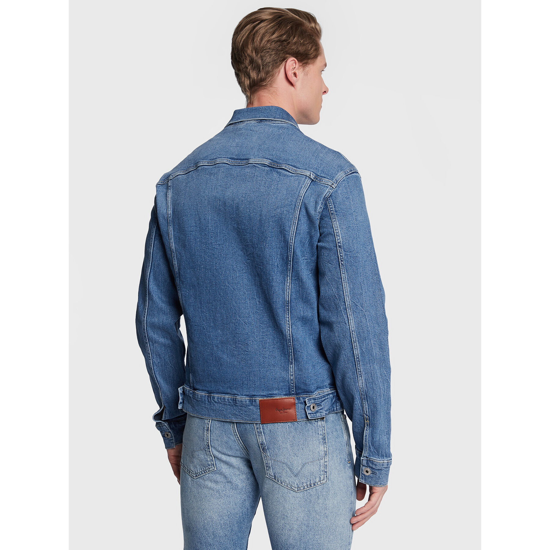 Pepe Jeans Дънково яке Pinner PM402465 Син Regular Fit - Pepit.bg