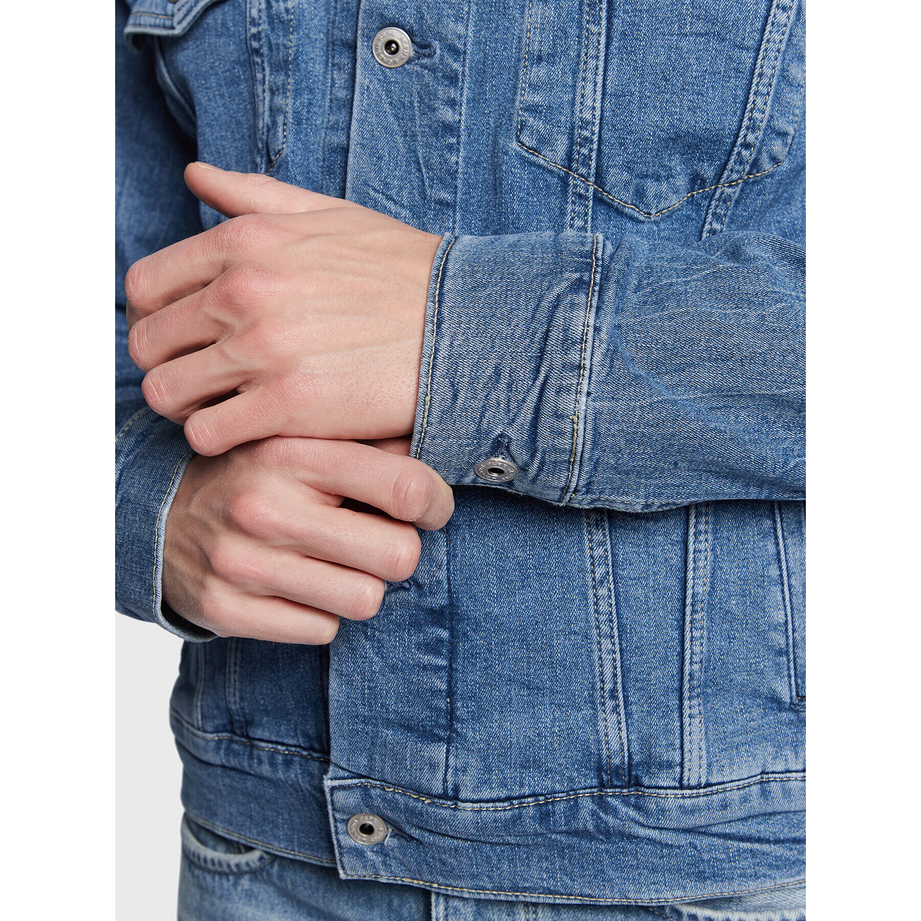 Pepe Jeans Дънково яке Pinner PM402465 Син Regular Fit - Pepit.bg