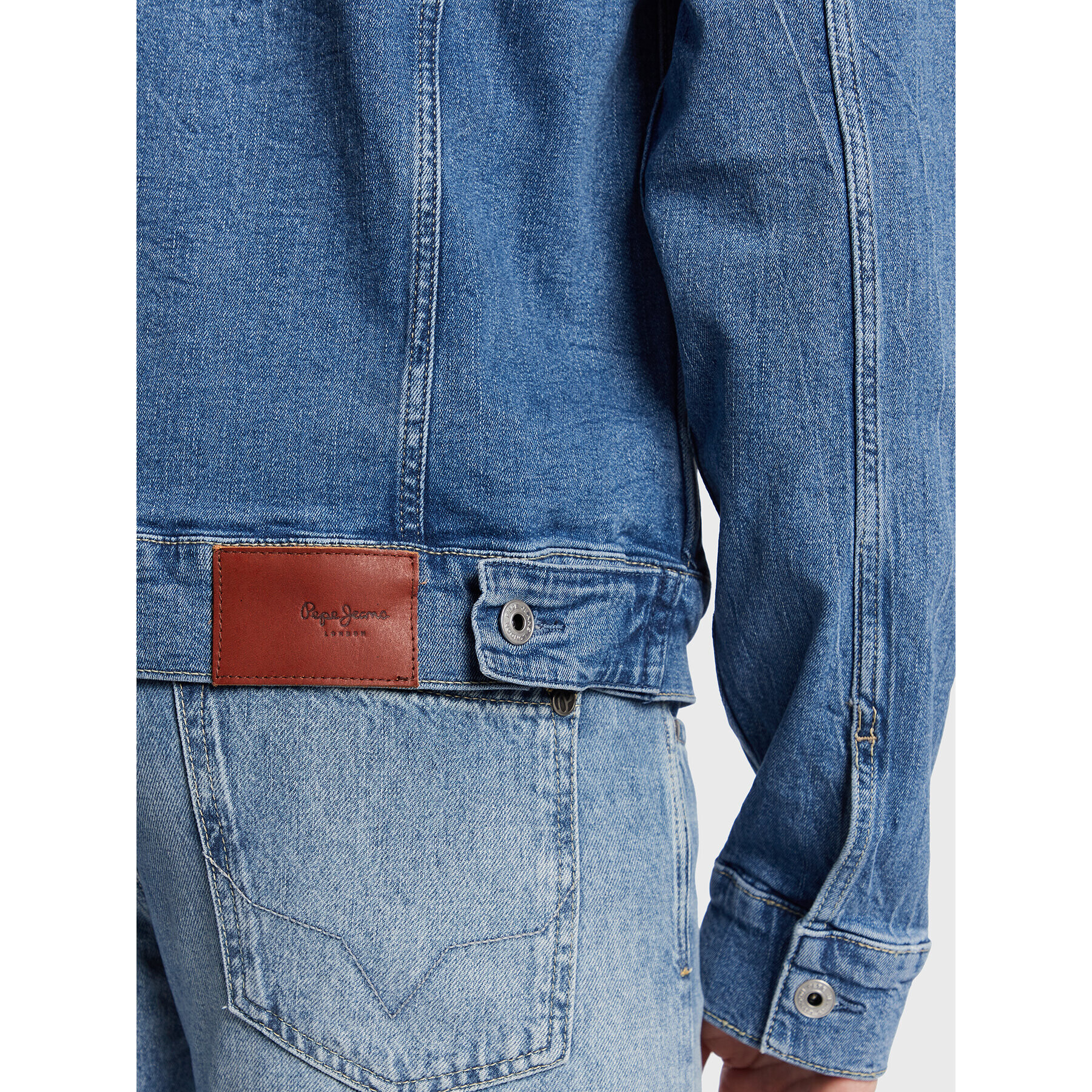 Pepe Jeans Дънково яке Pinner PM402465 Син Regular Fit - Pepit.bg