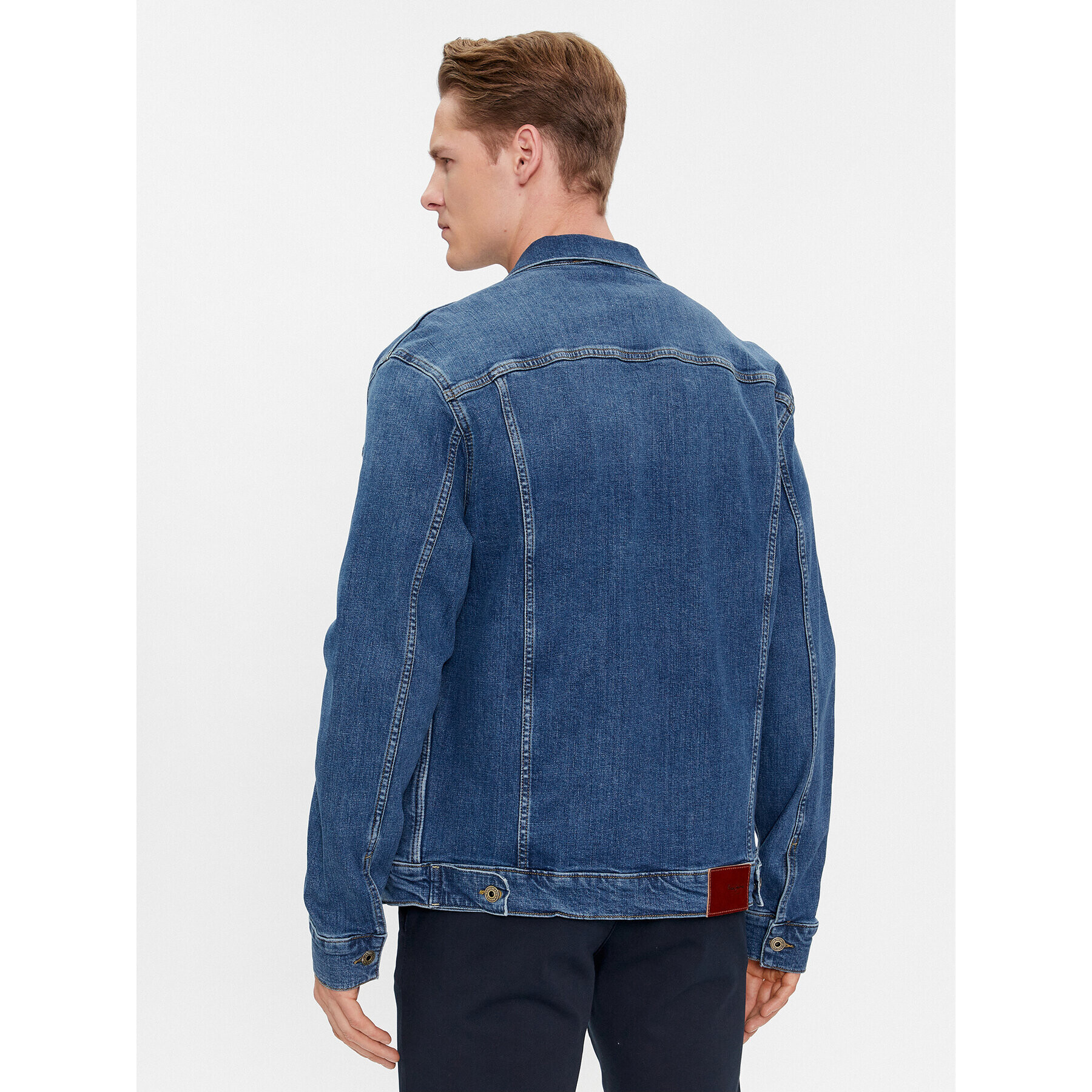 Pepe Jeans Дънково яке Pinners PM402715 Син Regular Fit - Pepit.bg