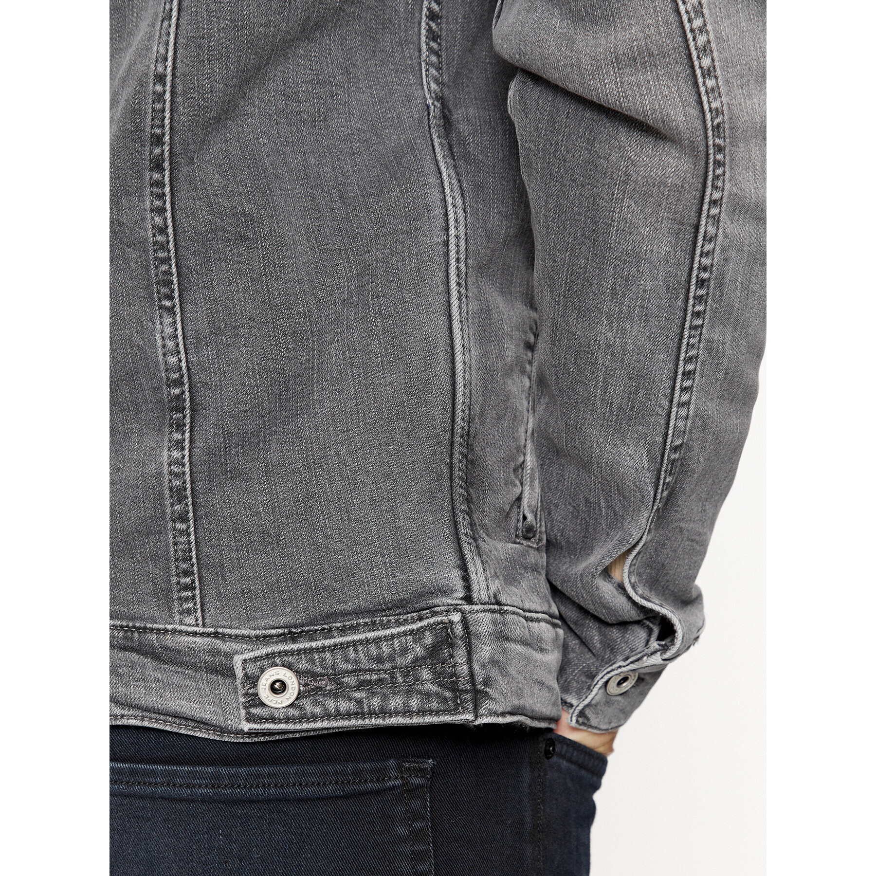 Pepe Jeans Дънково яке PM402805 Сив Regular Fit - Pepit.bg